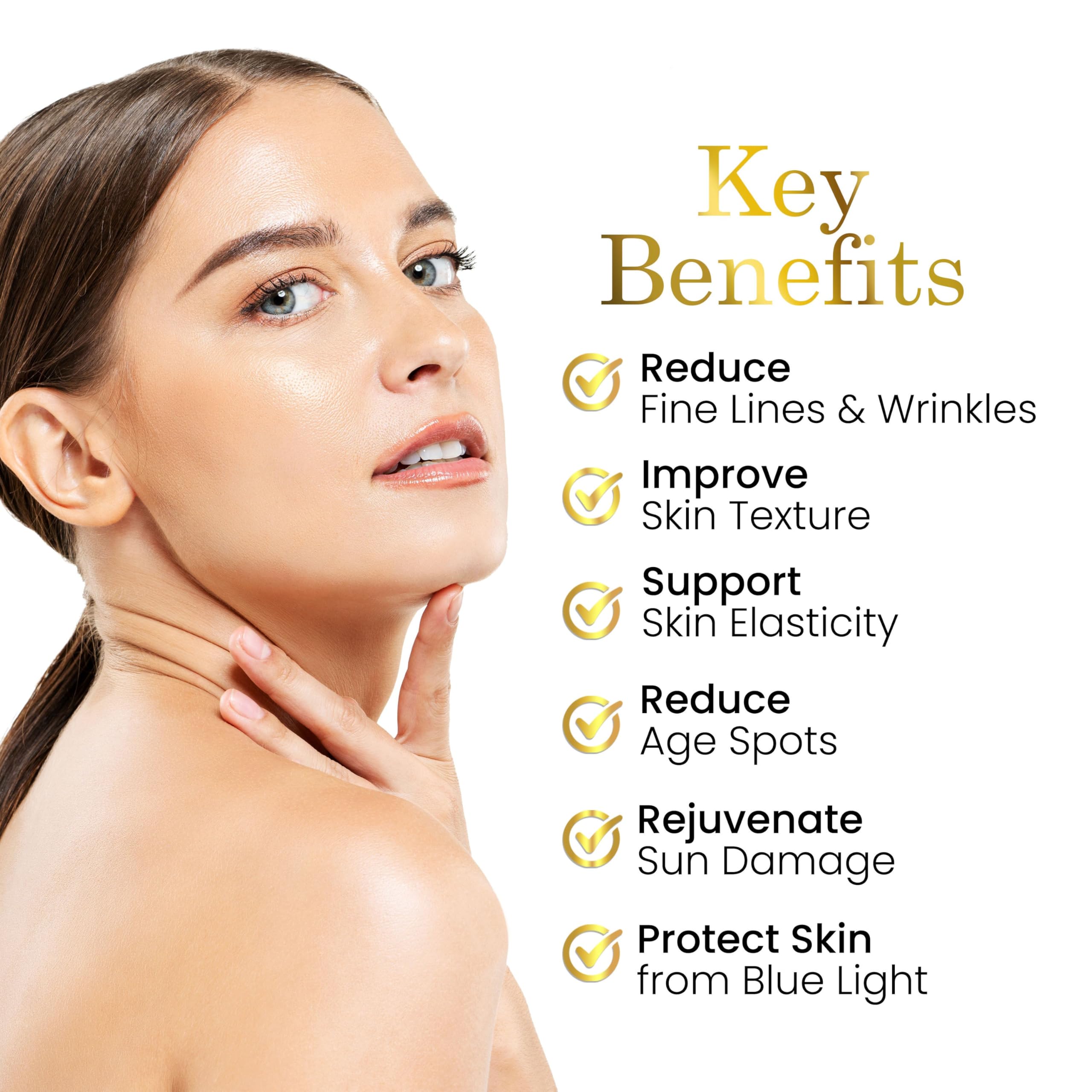 LUXE Beauty Lash & Brow Growth Products Luxe Beauty Organic Astaxanthin Serum - - LUXE Beauty Lash & Brow Growth Products Official Product View 4