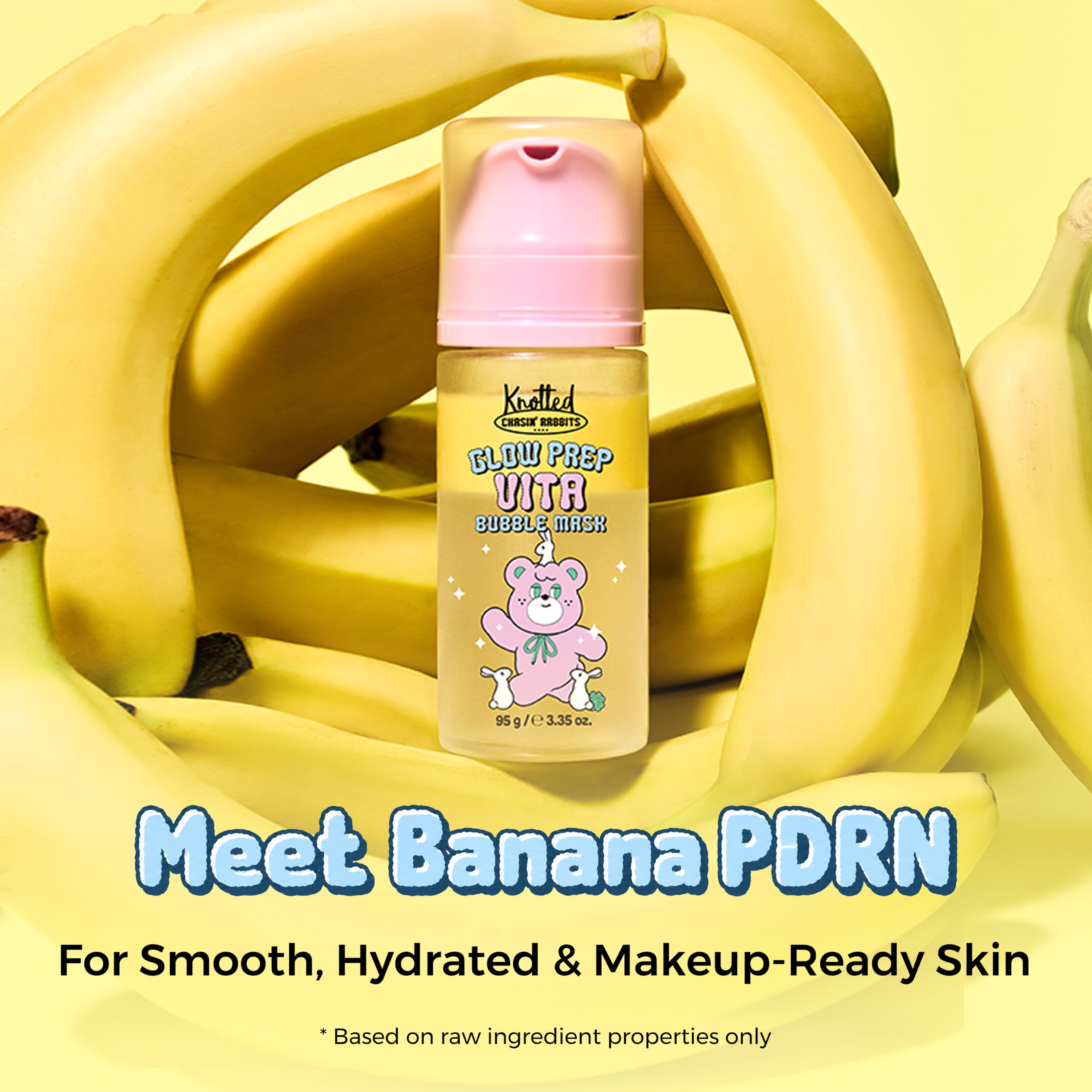 Bubble Mask, makeup prep, Vitamin Serum, Banana PDRN - CHASIN' RABBITS