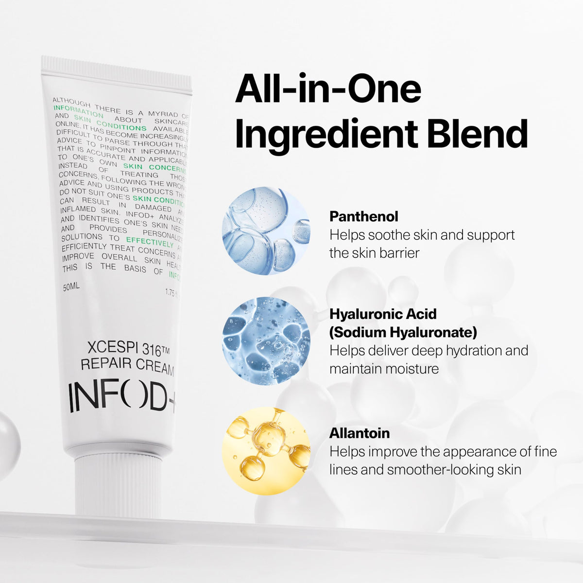 INFODPLUS Sensitive Skin Moisturizer Face Cream with - INFOD+ Official Imagery - 7
