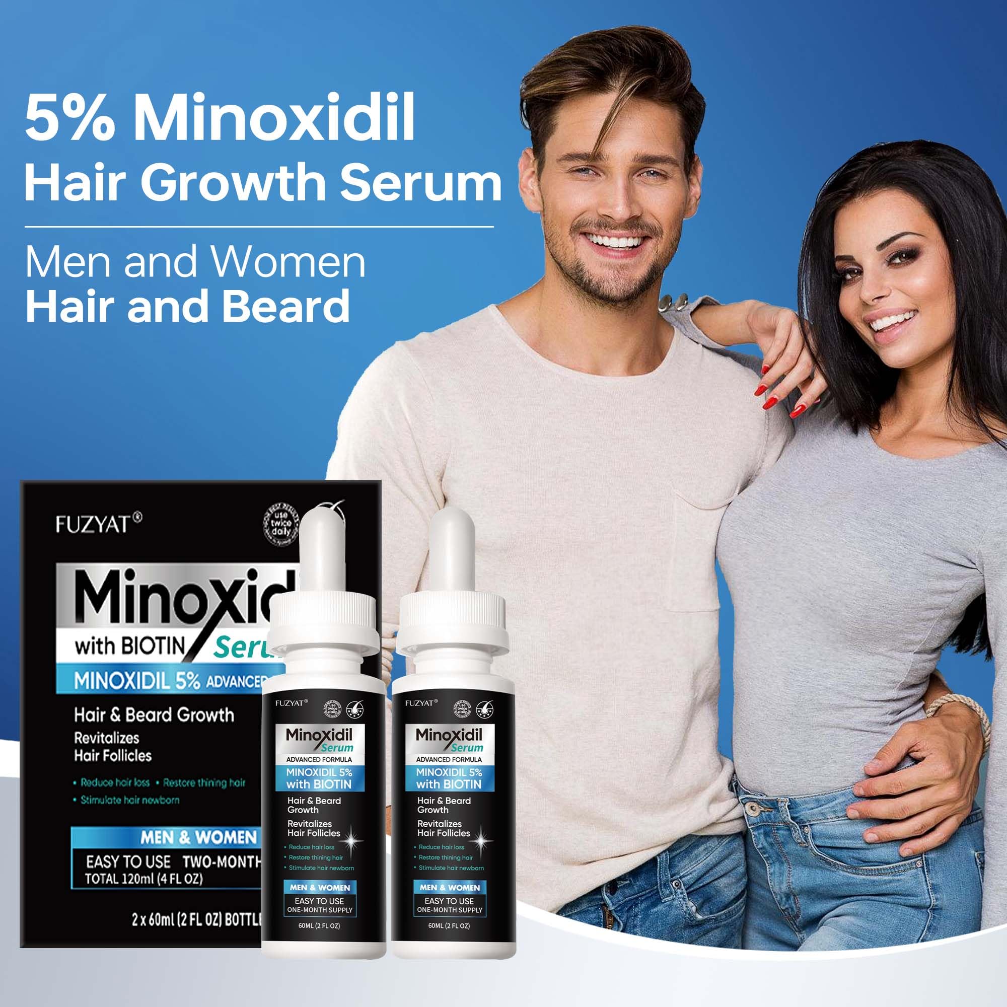 FUZYAT 5% Minoxidil , Minoxidil Hair Growth Treatment, Beard Growth Serum, - FUZYAT Official Product View 8
