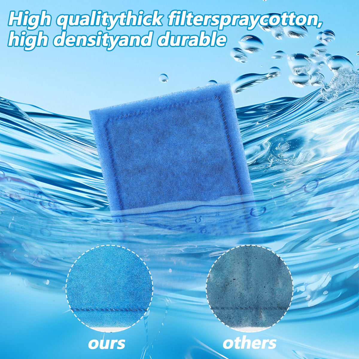 16 Pcs 10 20 Gallon Aquarium Filter Replacement for EZ - zisiueel Official Imagery - 7