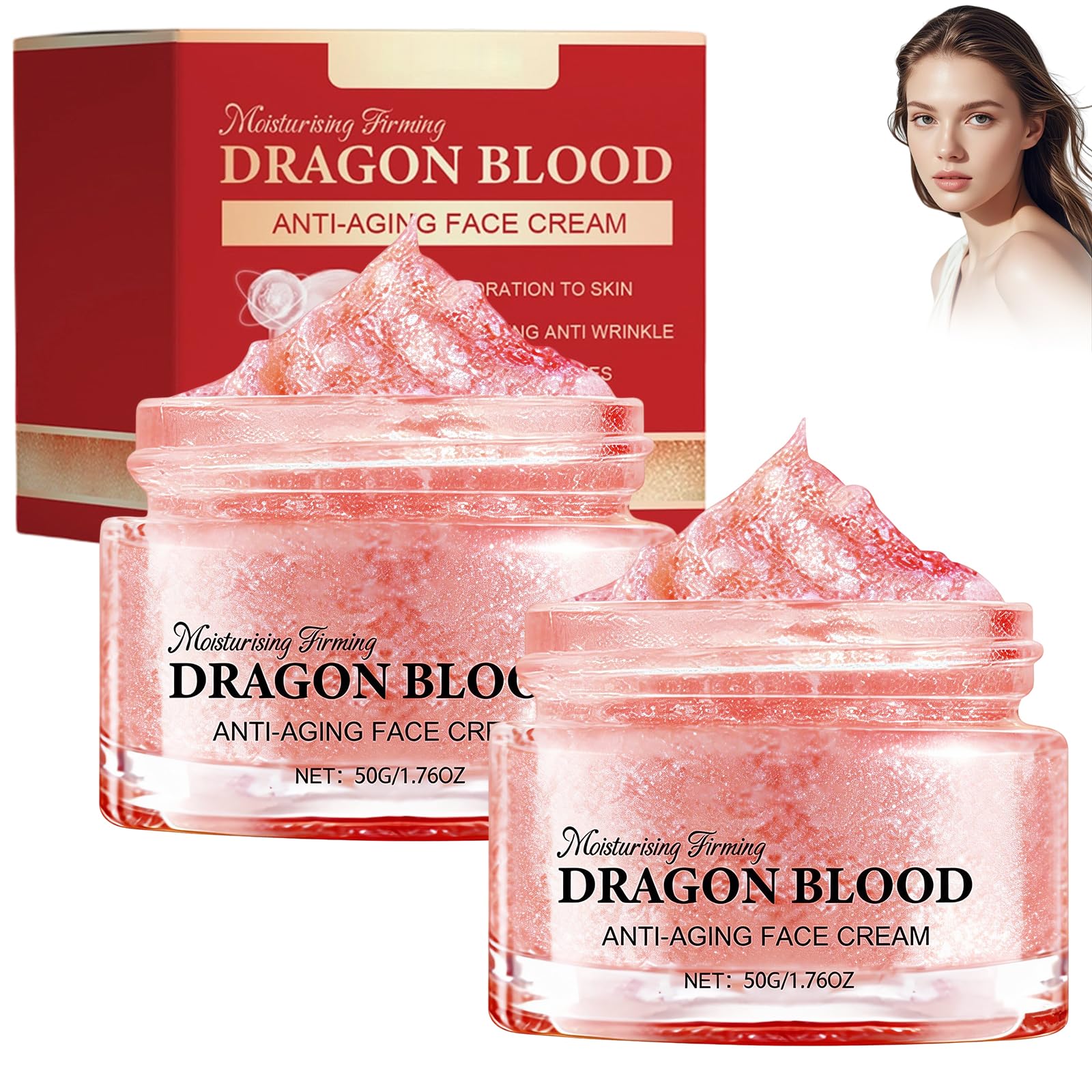 2Pcs Dragon Blood Retinol Cream, Dragons Blood Easy Cream, - Product Imagery
