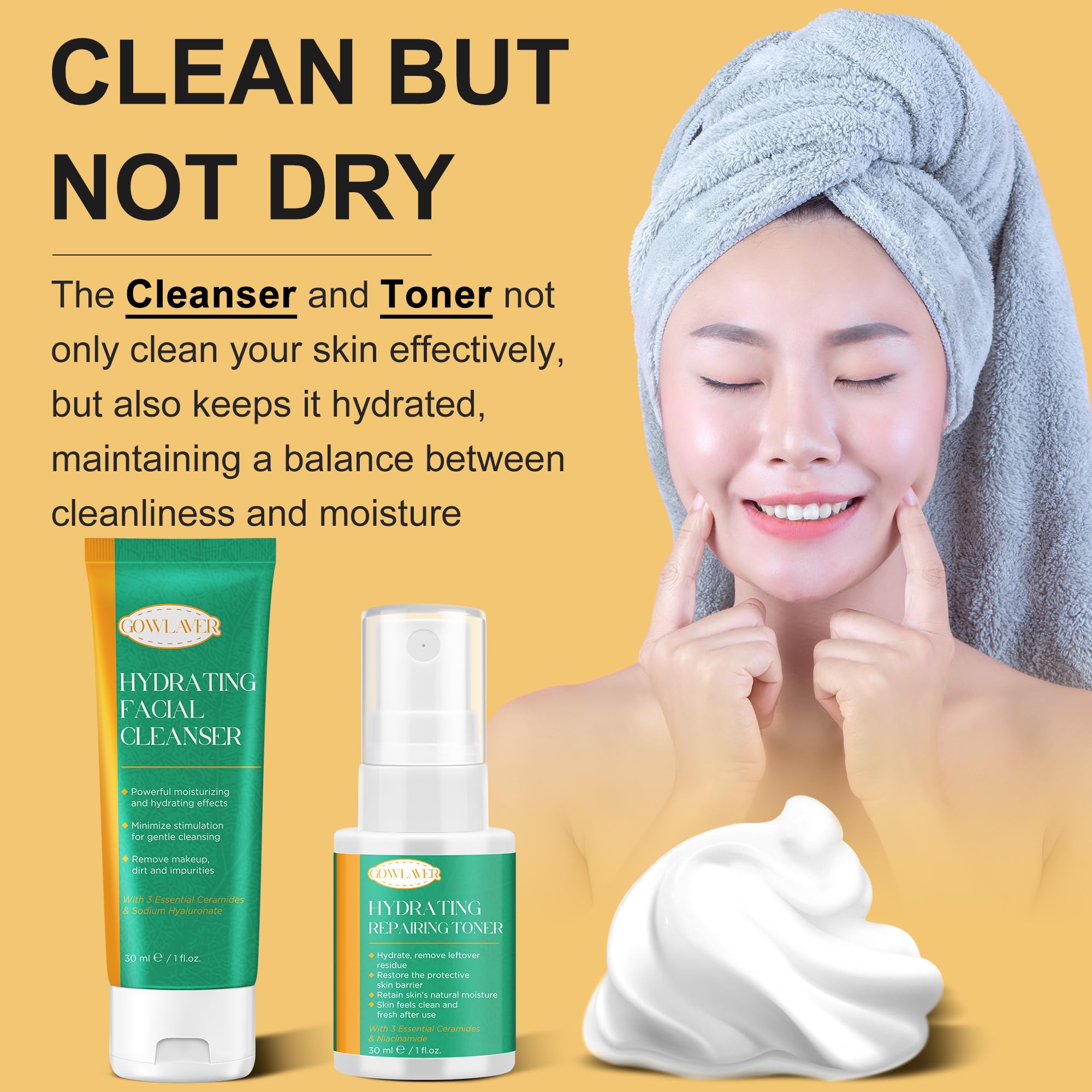 Lifting &amp; Firming Anti-Aging Skin Care Set Kit for Women - GOWLAVER