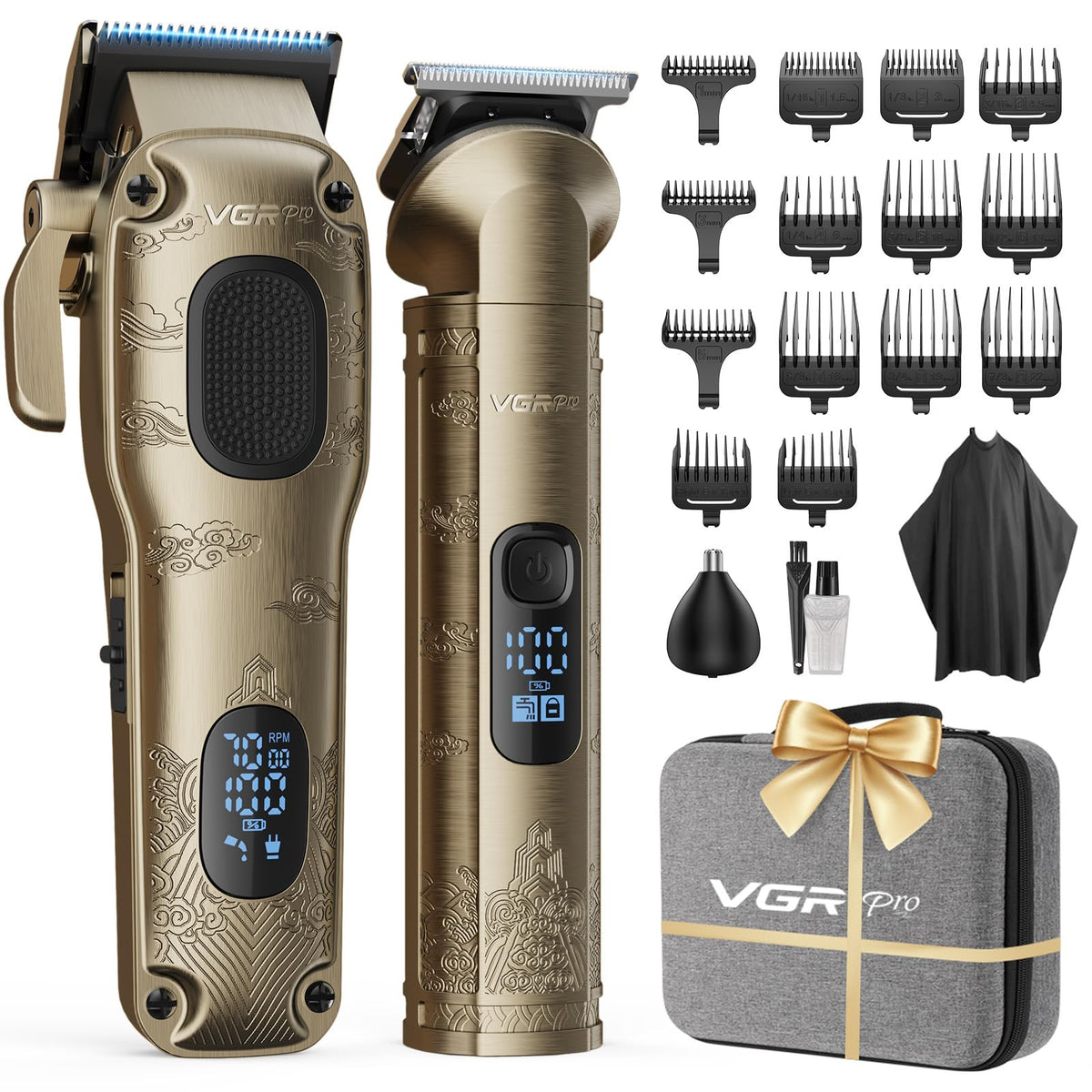 VGRPRO Hair Clippers for Men Professional Cordless Clipper - VGRPRO Official Imagery - 1