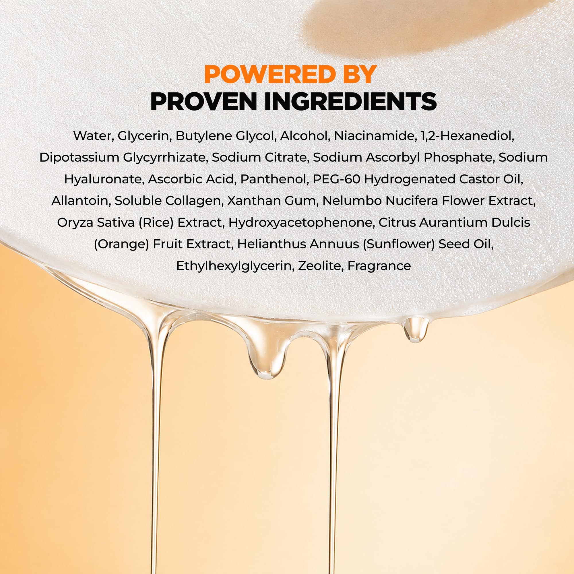 Vitamin C &amp; Collagen Korean Sheet Masks, Dermatologist Tested - Azure Cosmetics