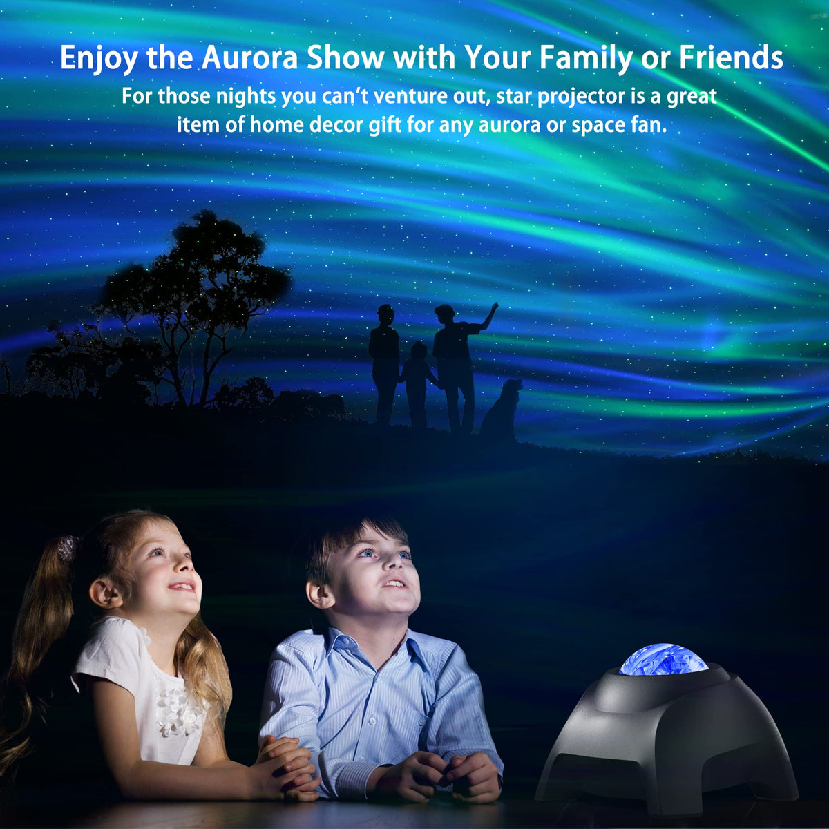 Northern Lights Aurora Projector Star Projector Music - AIRIVO Official Imagery - 8