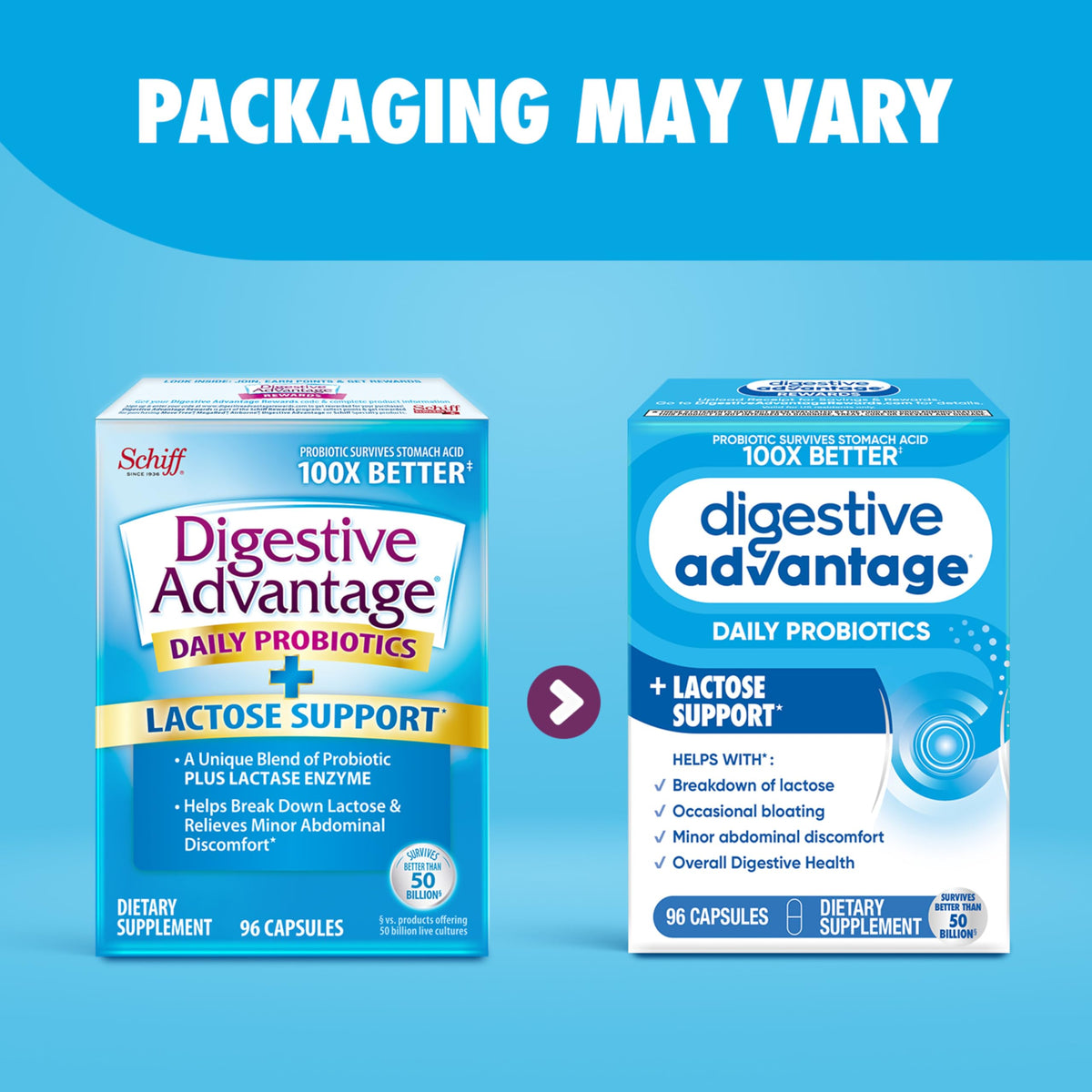 Digestive Advantage Probiotics Lactase Digestive Enzymes For - Digestive Advantage Official Imagery - 6