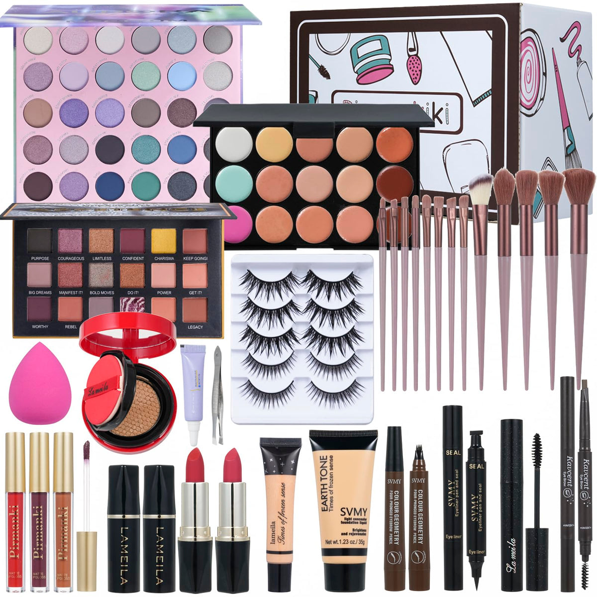 All in One Makeup Kit for Women Full Kit Travel Makeup Set - TooAemiS Official Imagery - 2