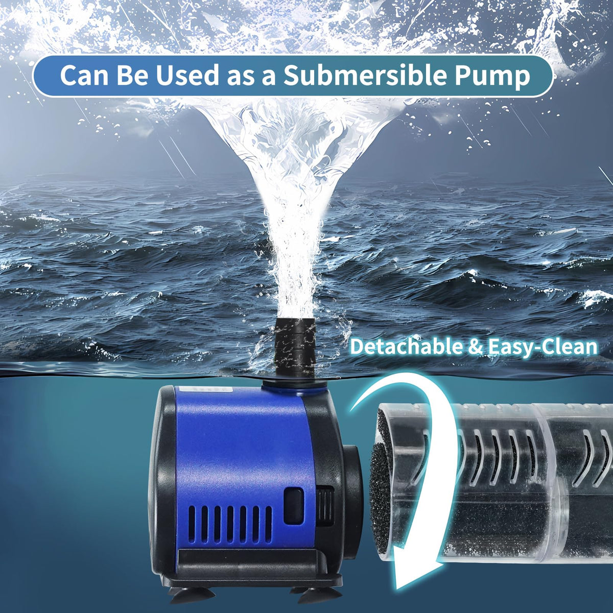 TARARIUM Aquarium Filter for Fish Tank 4 in 1 Small fit 20 - TARARIUM Official Imagery - 5