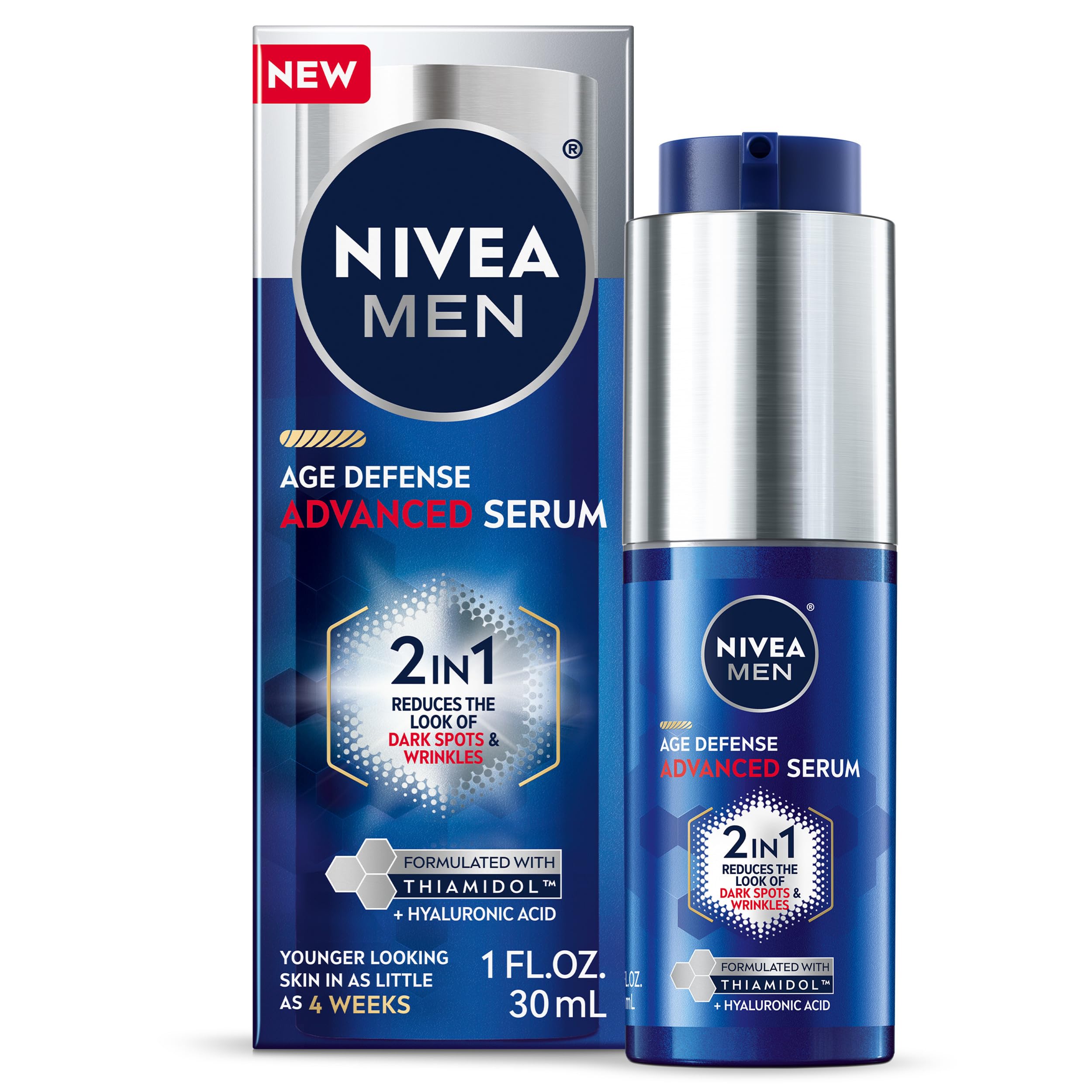 NIVEA MEN Age Defense Advanced Face Serum for Dark Spots with - NIVEA MEN
