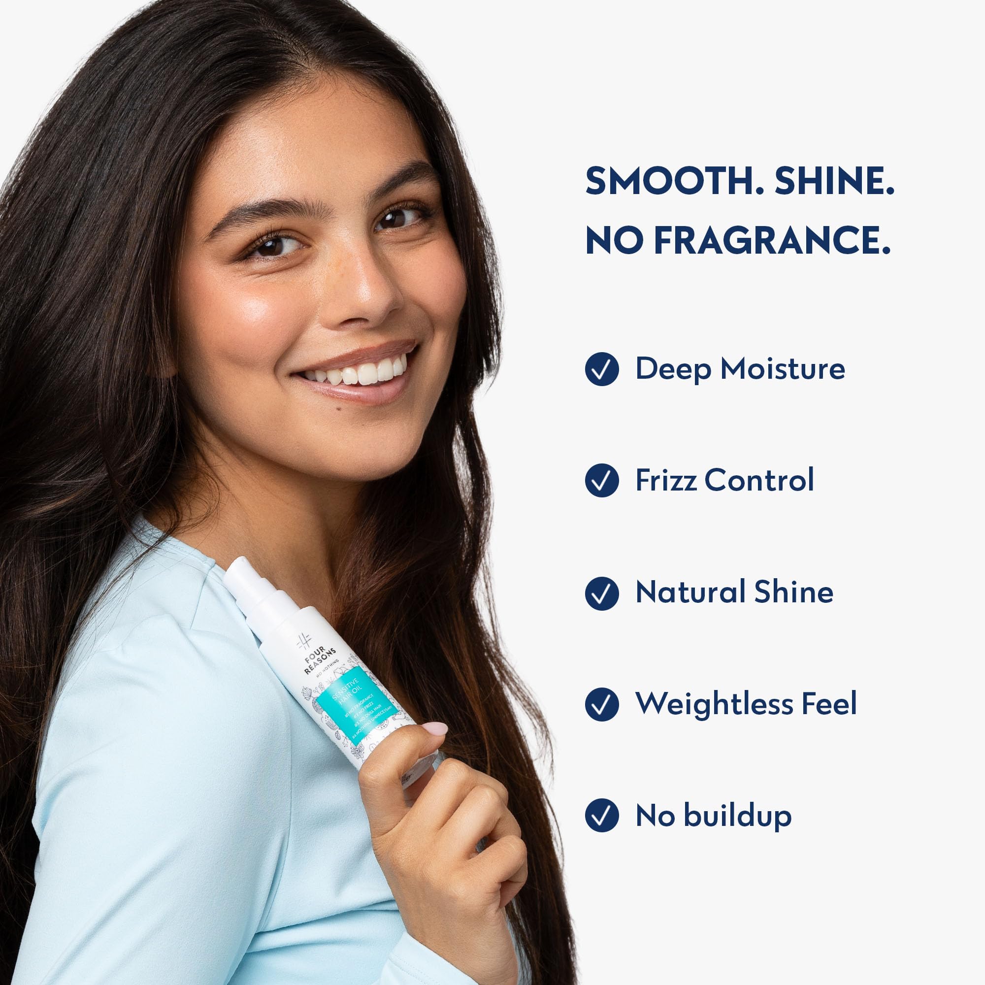 No nothing Hair Oil for Frizzy Hair Lightweight Anti Frizz - No nothing Official Imagery - 3