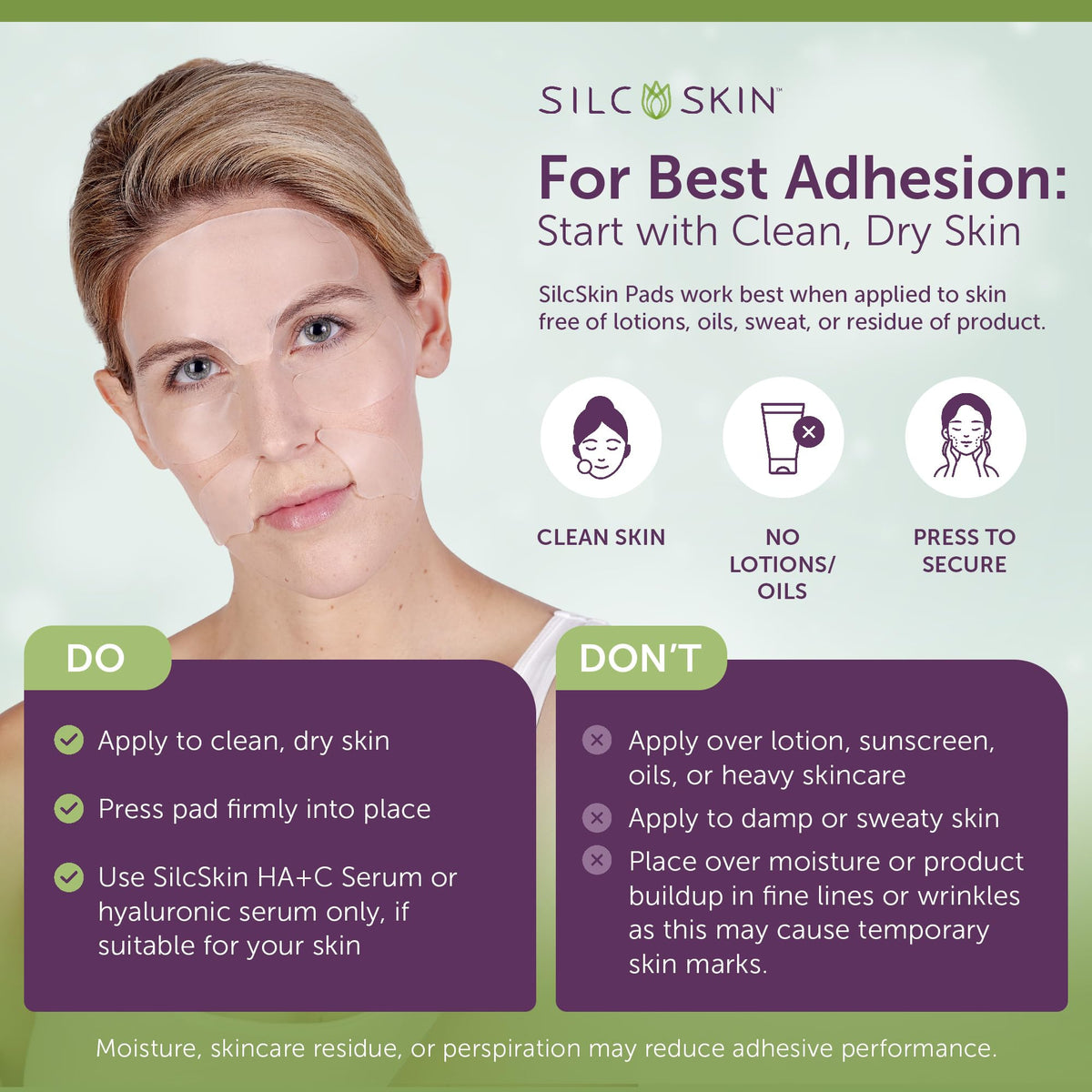 Silc Skin Decollette Pad for Chest Wrinkles 30 Day Supply - Silc Skin Official Imagery - 5