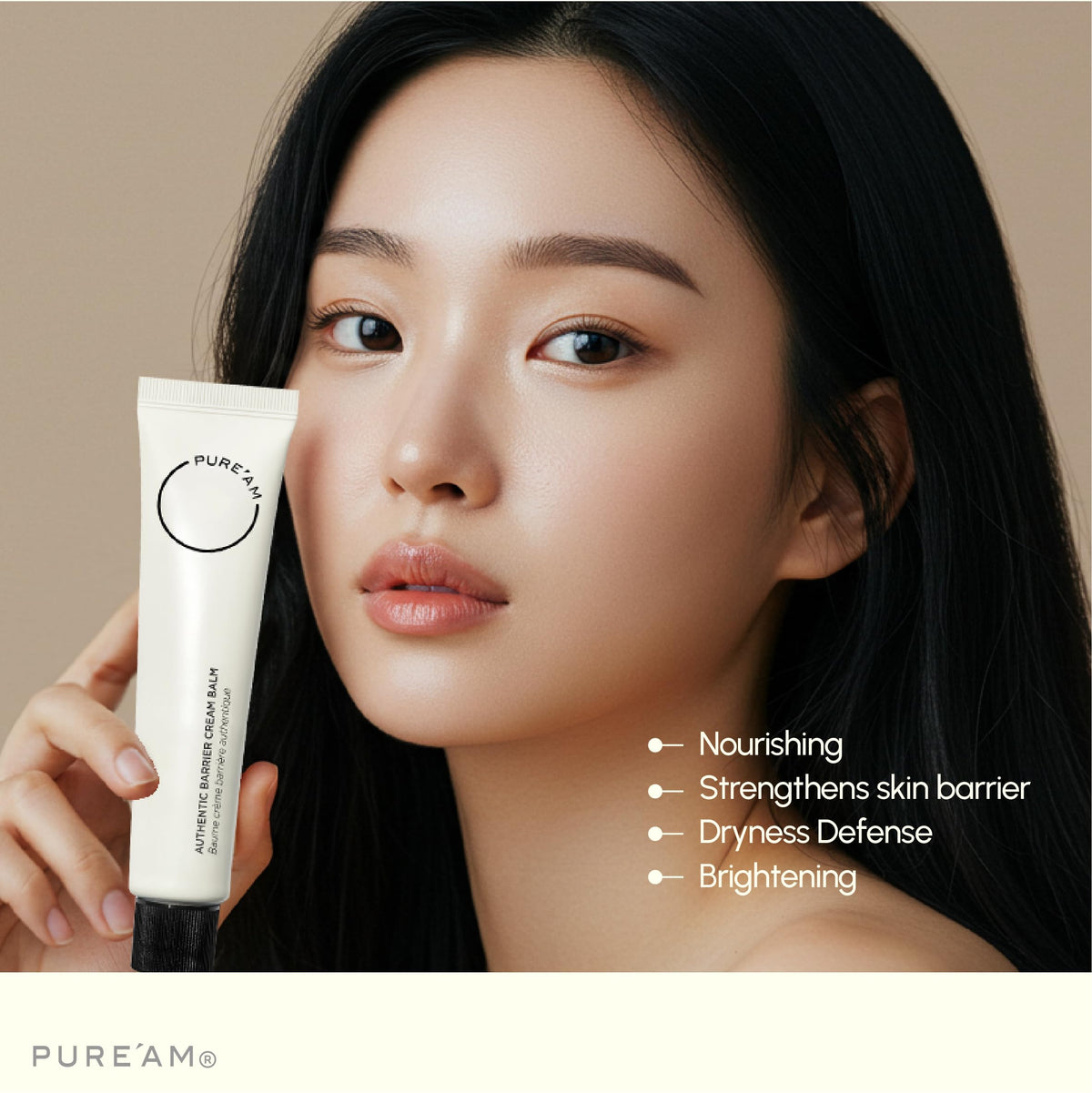 PURE AM Authentic Korean Barrier Cream Balm Moisturizer 2 5 - PURE'AM Official Imagery - 3