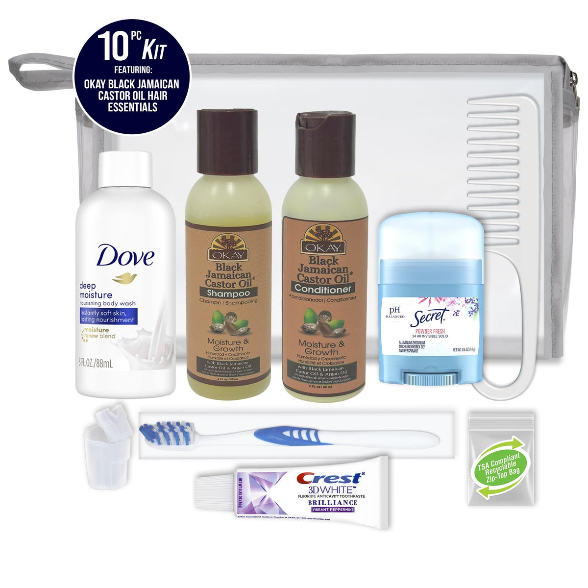 Convenience Kits International Women s Deluxe 10 PC Kit - Convenience Kits International Official Imagery - 3