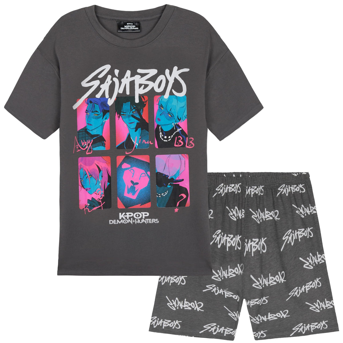 KPop Demon Hunters Officially Licensed 2 Pc Pajamas Set - KPop Demon Hunters Official Imagery - 8