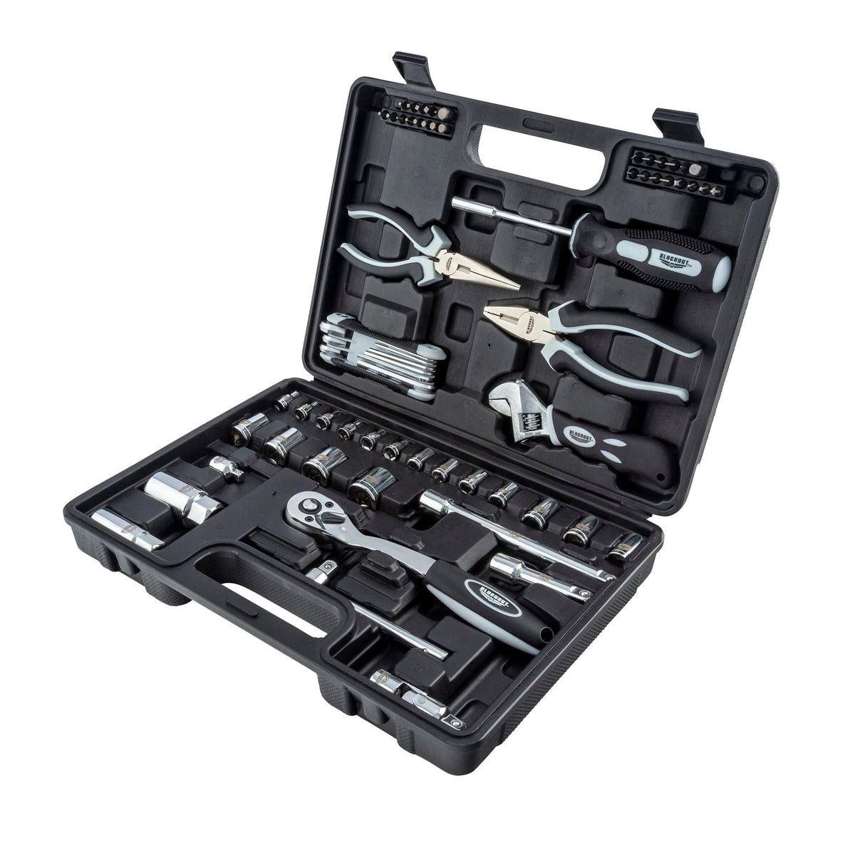 66 Piece Home Tool Kit Mechanics Tool Set - Blackout XP Official Imagery - 3