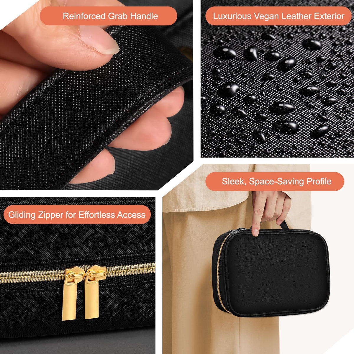 Travel Jewelry Organizer for Women Detachable Pouches Tangle - KPWEPK Official Imagery - 5