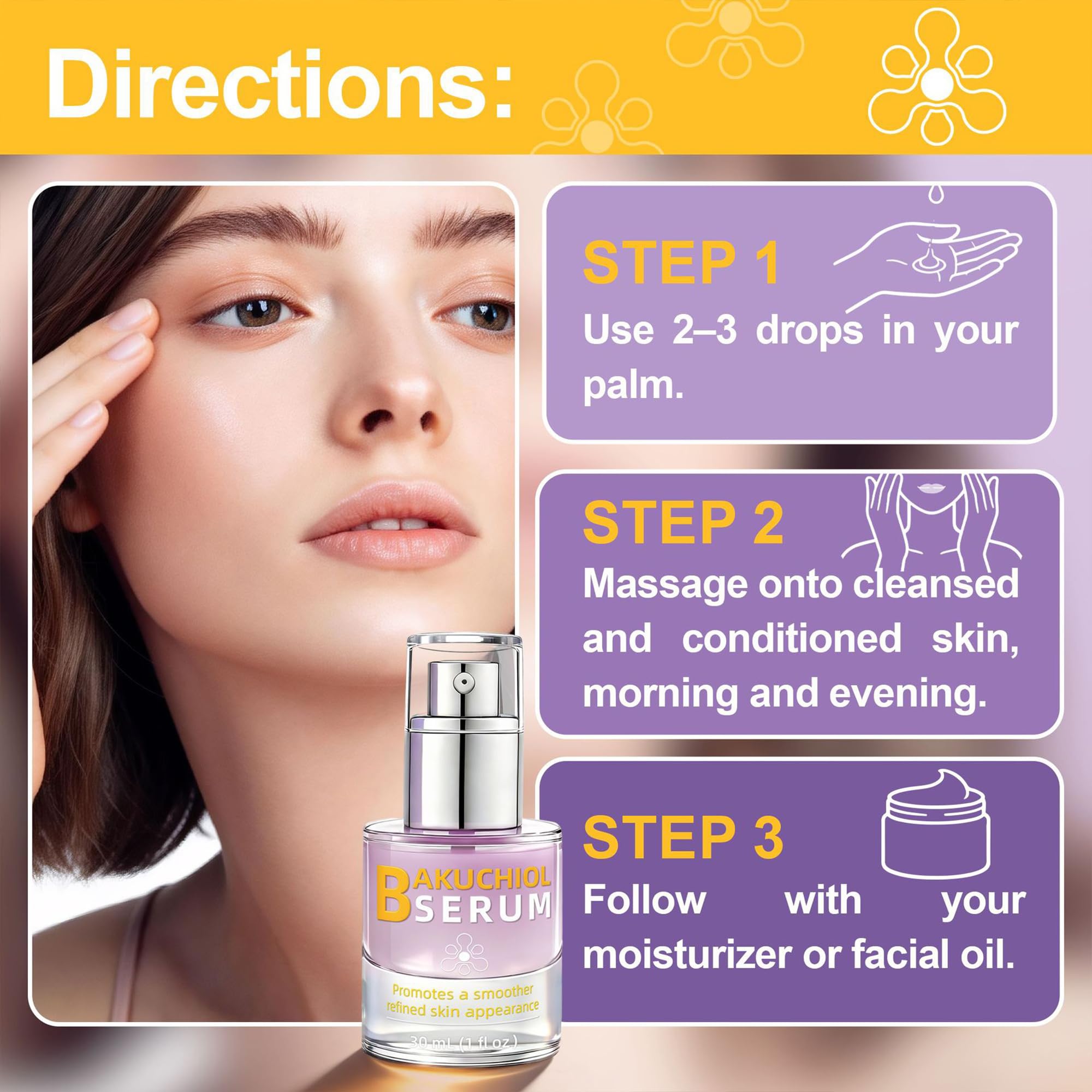 Bakuchiol Serum for Face Organic, Retinol Alternative for Glowing Skin - Generic Official Product View 10