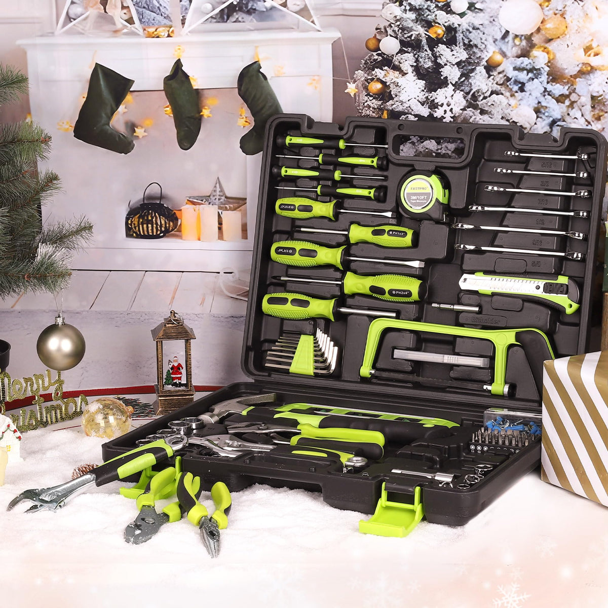 FASTPRO 198 Piece Home Repairing Tool Set with Tool Box - FASTPRO Official Imagery - 3