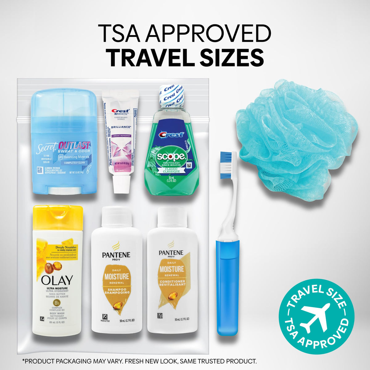 Handy Solutions 9 Piece Resealable Women s Travel Kit - Handy Solutions Official Imagery - 3