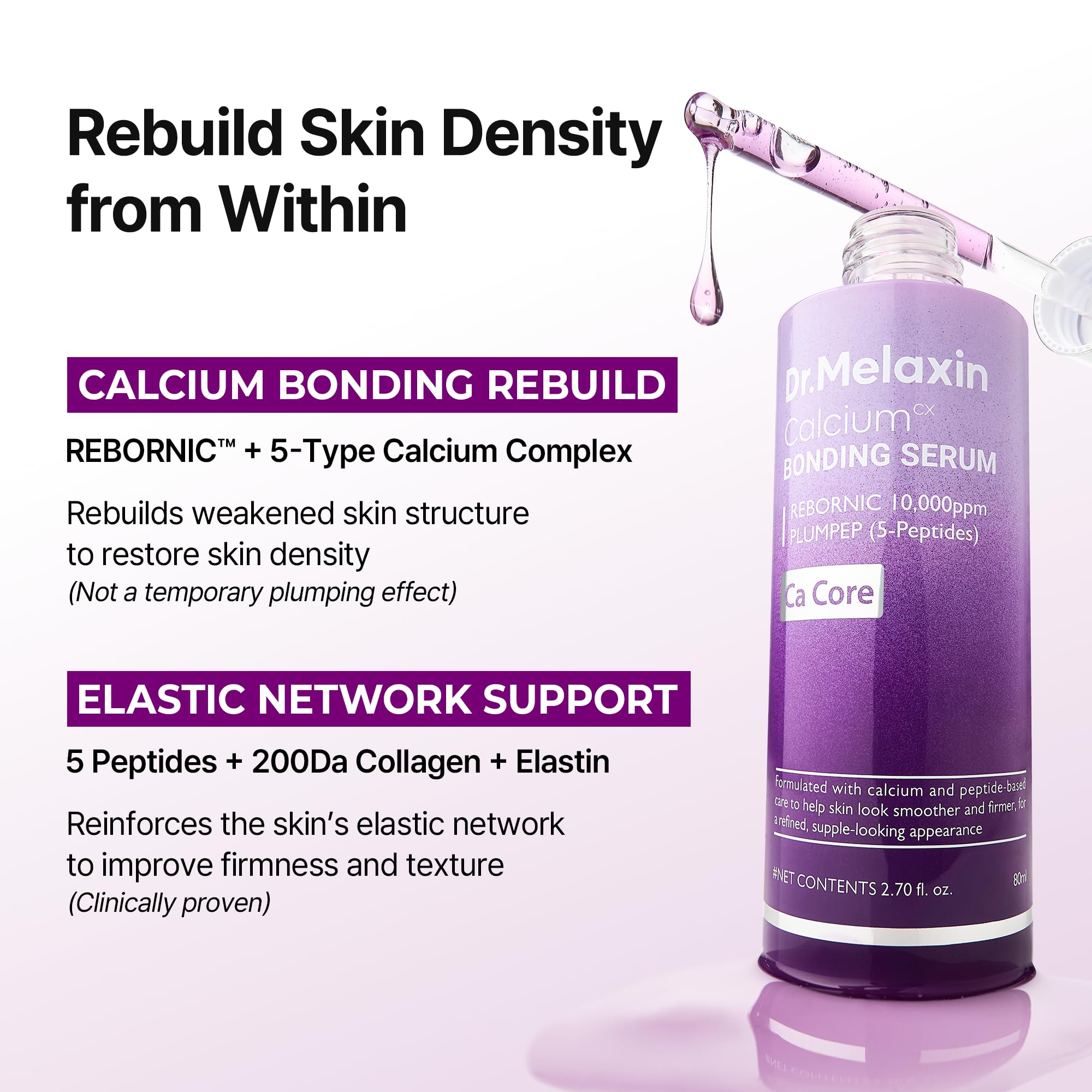 Dr.Melaxin Calcium Bonding Serum with REBORNIC 10,000ppm, - Dr.Melaxin