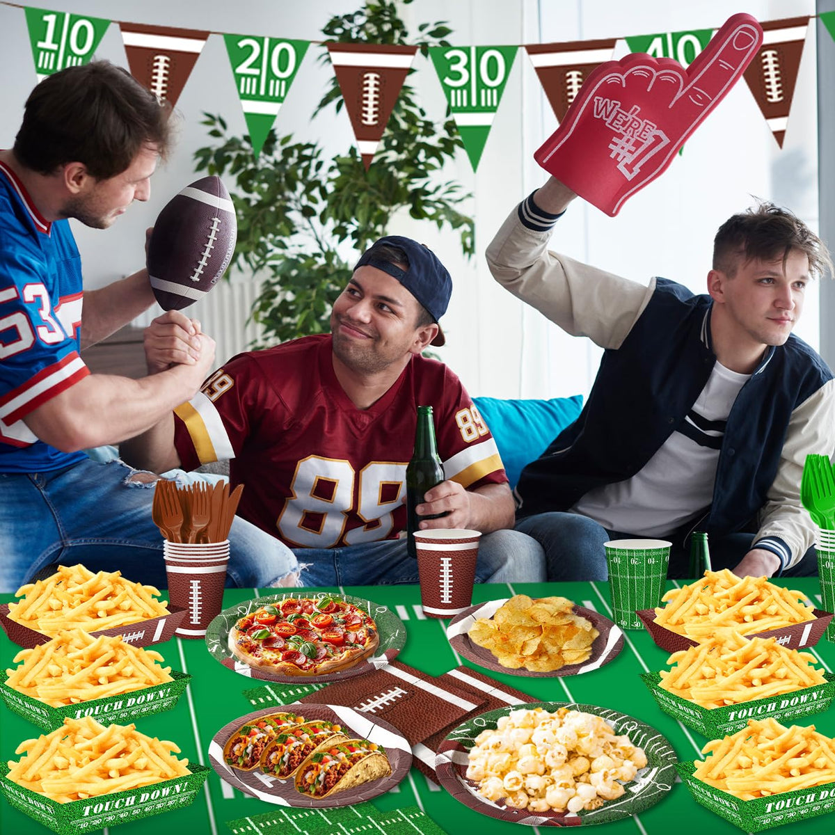 Football Party Decorations - Actilize Official Imagery - 3