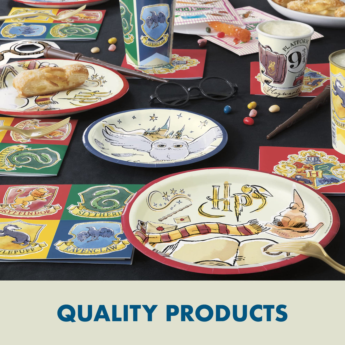 Harry Potter Birthday Decorations for Party with Banner - Unique Official Imagery - 6