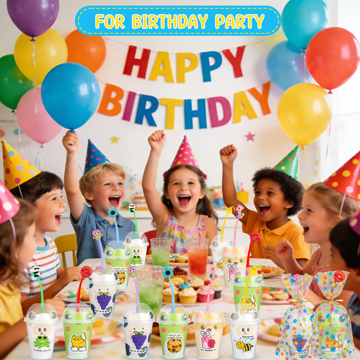 Return Gifts for Birthday Party 12 Pack Birthday Goodie Bags - Mepmela Official Imagery - 8