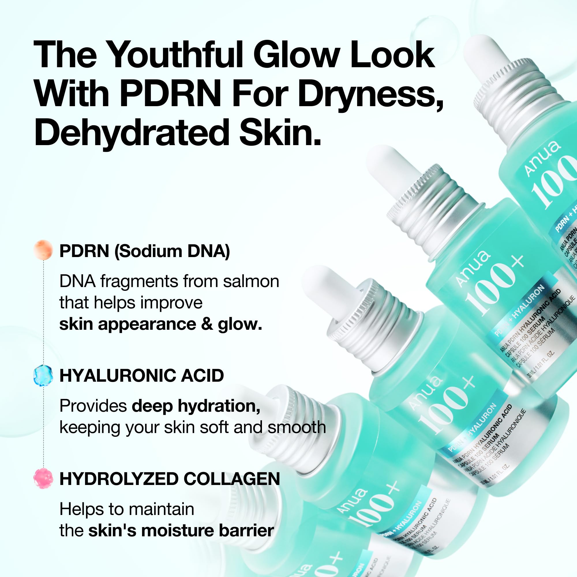 Anua PDRN Hyaluronic Acid Capsule 100 Serum, 1.01 fl.oz - ANUA Official Product View 4