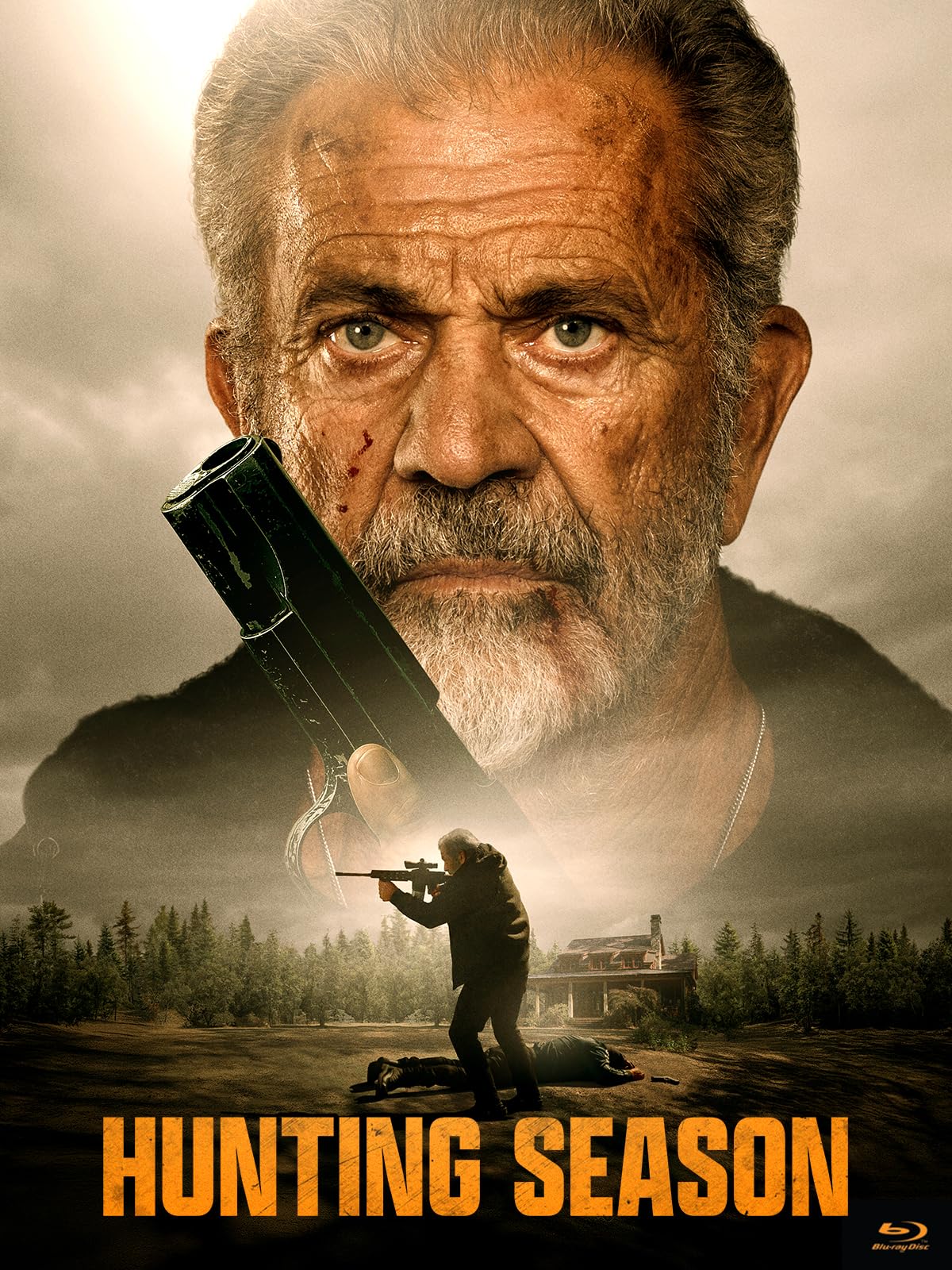 Hunting Season - Mel Gibson     
       			(Actor),  
       	 
	            
		   Jordi Molla     
       			(Actor) 
       	          Rated:      NR           Format: Blu-ray Official Imagery - 2