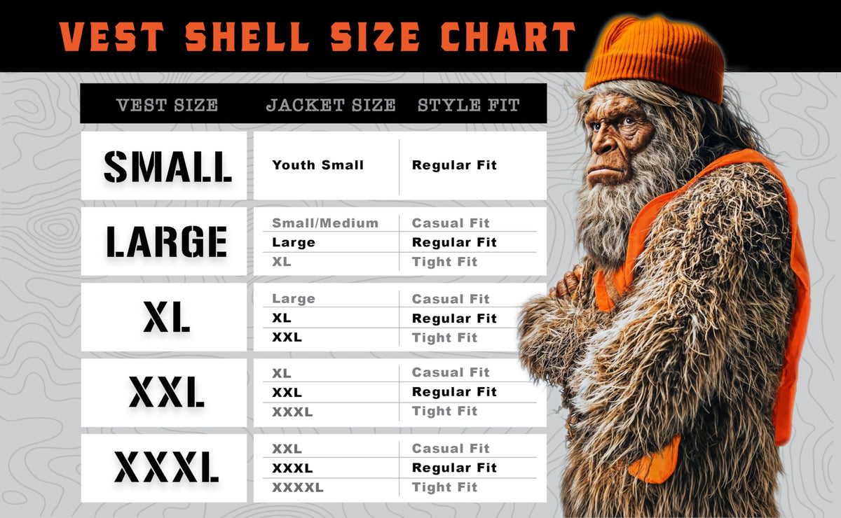 Blaze Orange Deer Hunting Vest with Pockets Hi Vis - Klarny Outdoors Official Imagery - 5