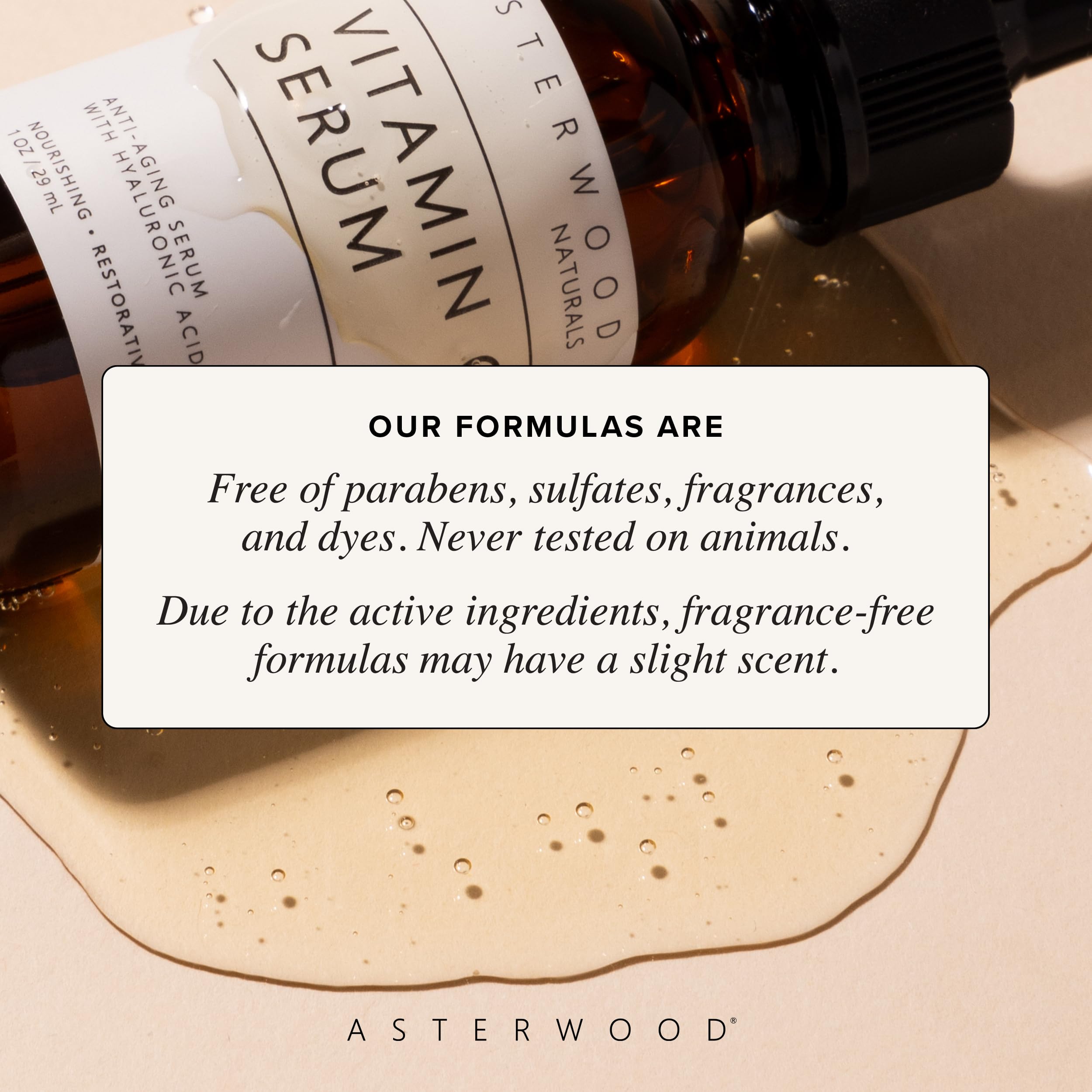 Asterwood Vitamin C Serum for Face with Hyaluronic Acid 1 Fl Oz - Asterwood Official Product View 6