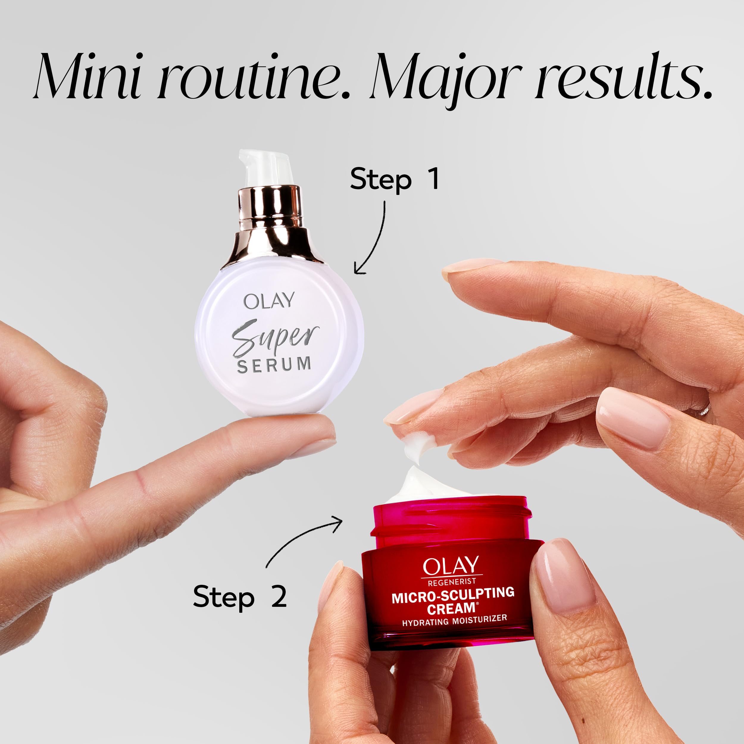 Olay Super Serum and MicroSculpting Cream Mini Duo Best Sellers Kit, Super Serum 0.4 FL OZ , MSC 0.5 FL OZ - Olay Official Product View 8