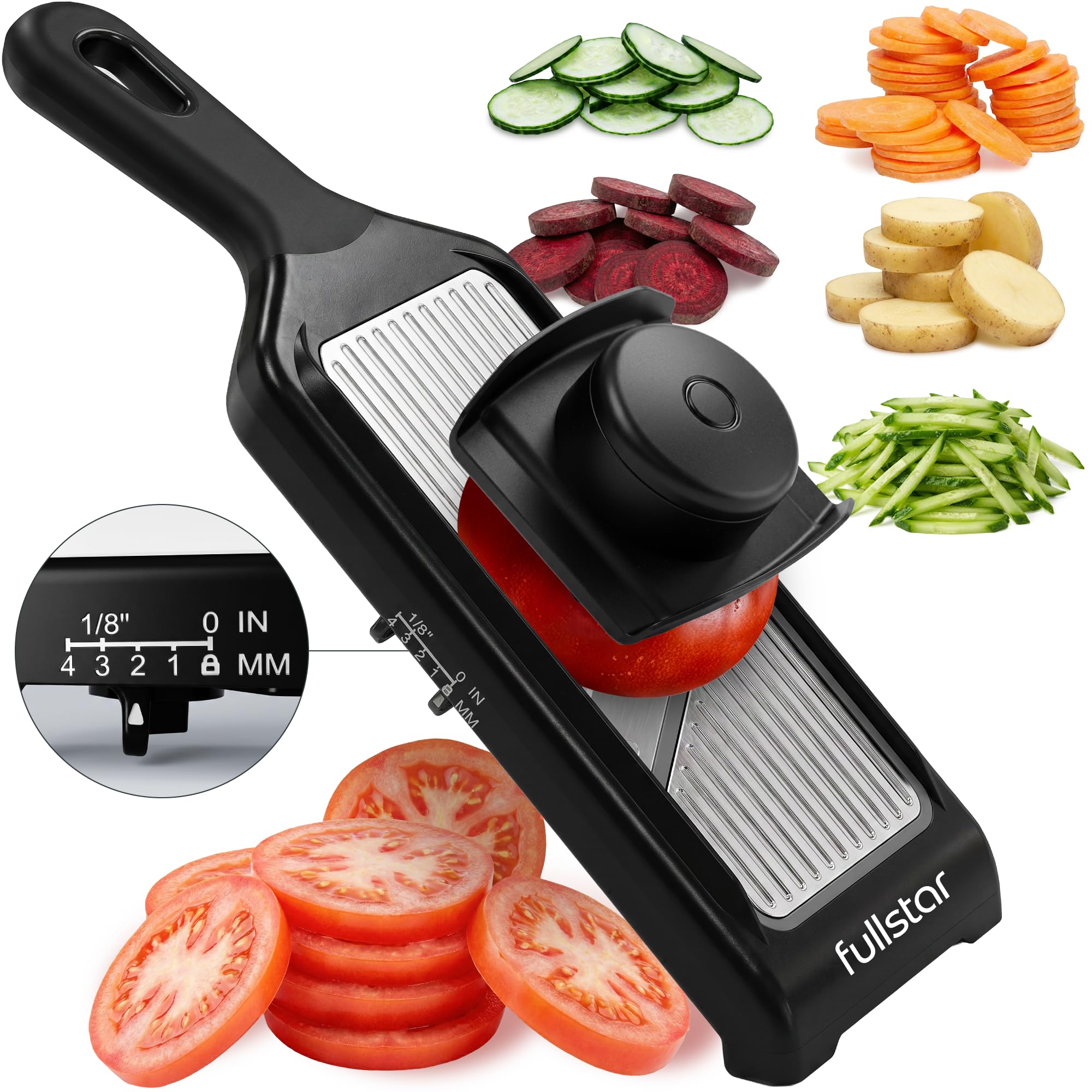 Fullstar - Handheld Mandoline Vegetable Slicer & Julienne Cutter by fullstar - Angle View 9