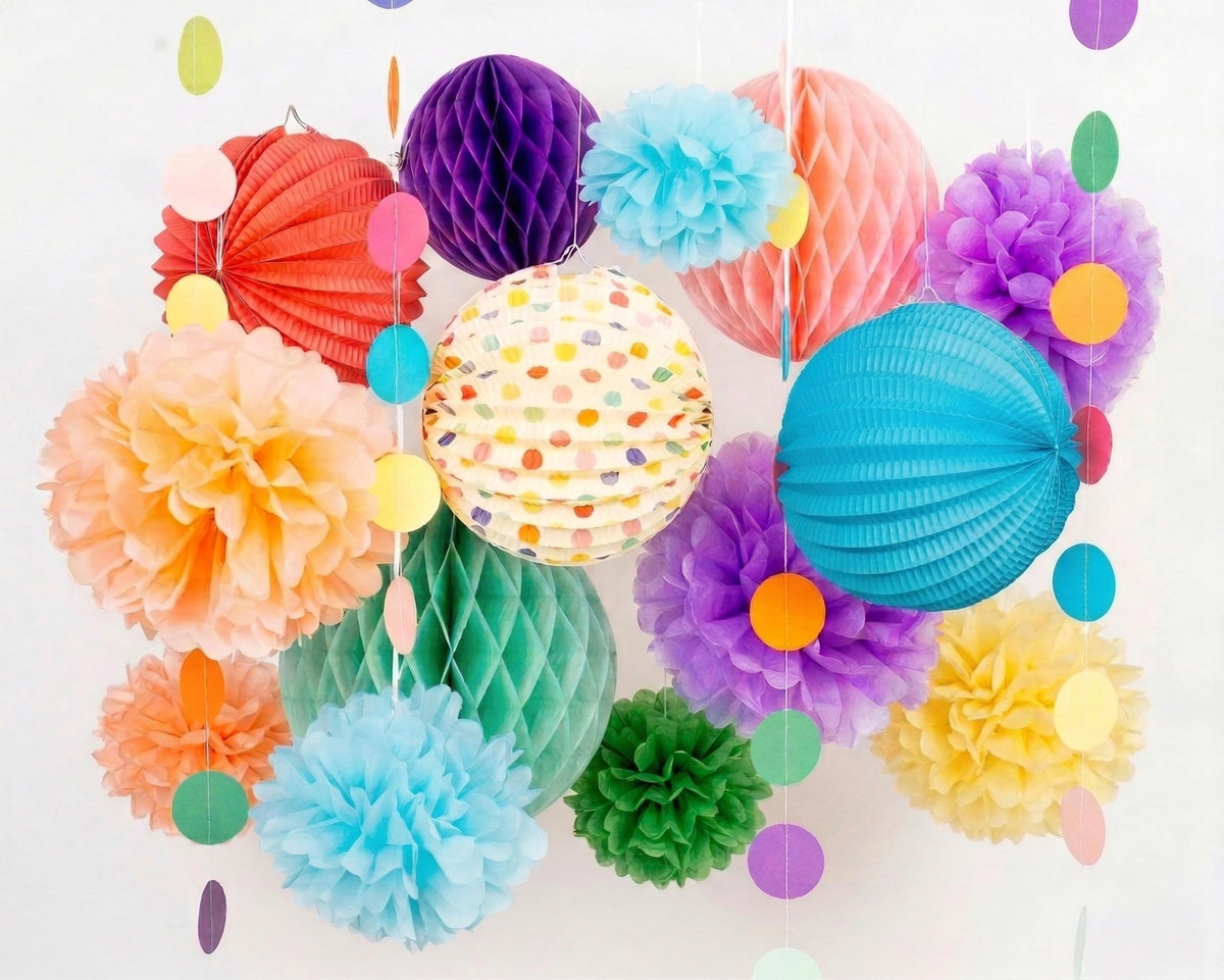 PapaKit Premium Paper Decoration Set - PapaKit Official Imagery - 1