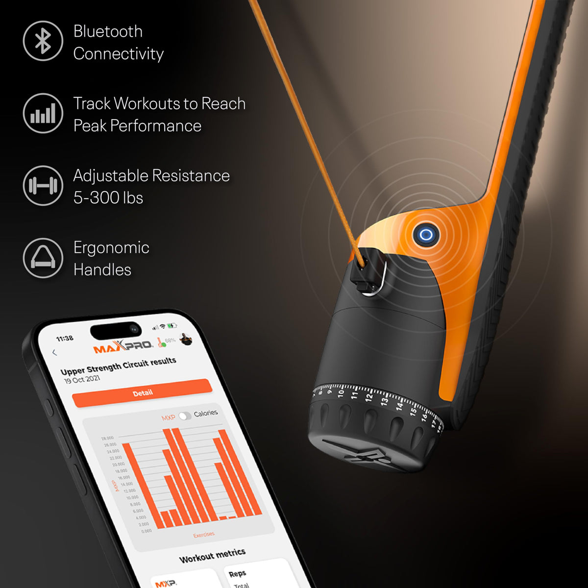 MAXPRO Portable Smart Cable Gym - MAXPRO Official Imagery - 4