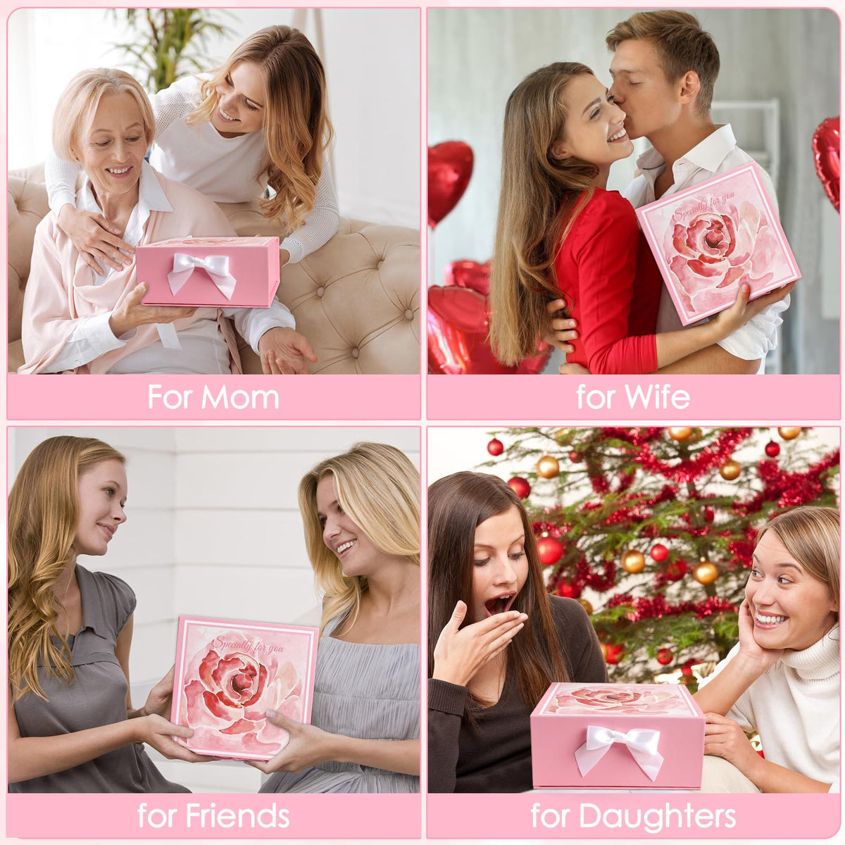 Mother s Day Gifts Rose Spa Gifts Set Bath Gifts Set for - Frerdui Official Imagery - 8