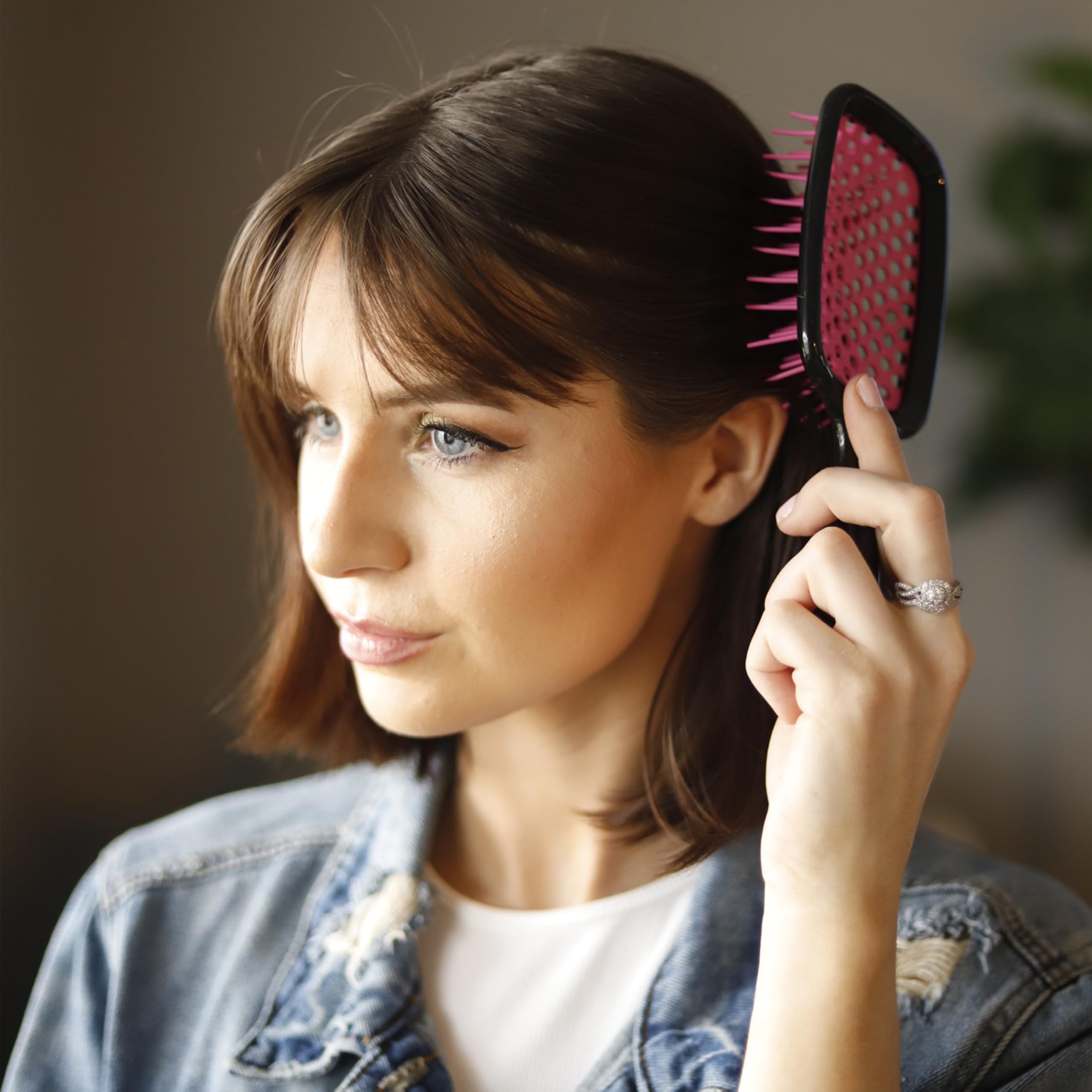 FHI Heat UNbrush Detangling Brush for Pain-Free Brushing on All Wet or - View 5