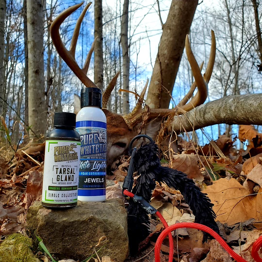 White Lightning Peak Estrous Urine Doe in Rut Scent - Pure Whitetail Official Imagery - 3