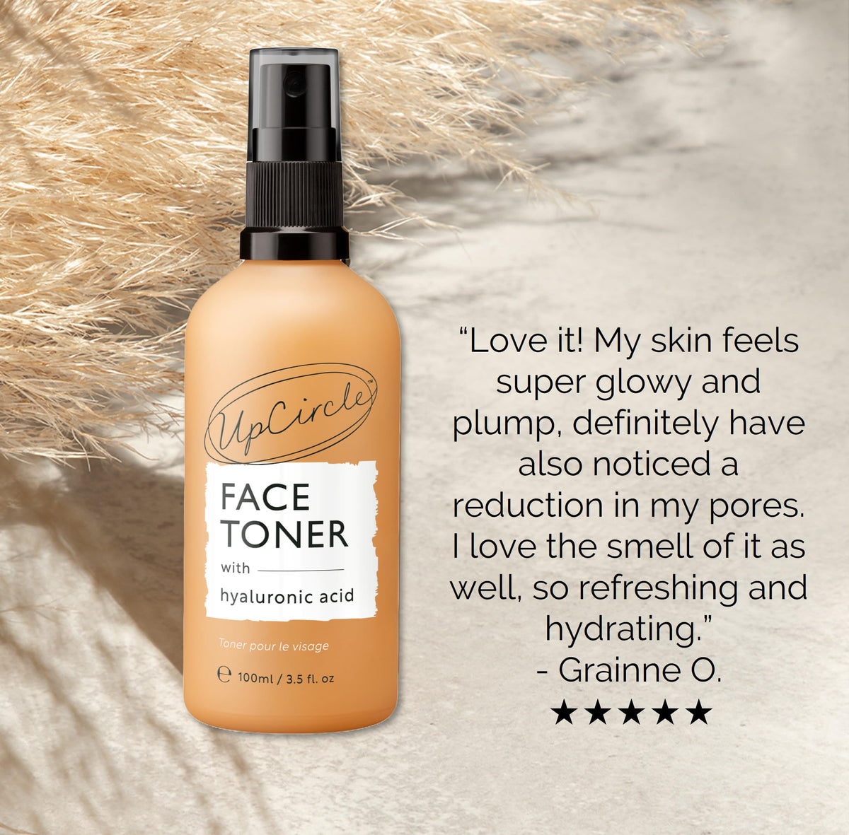 UpCircle Face Toner with Hyaluronic Acid Salicylic Acid 3 - UPCIRCLE Official Imagery - 6