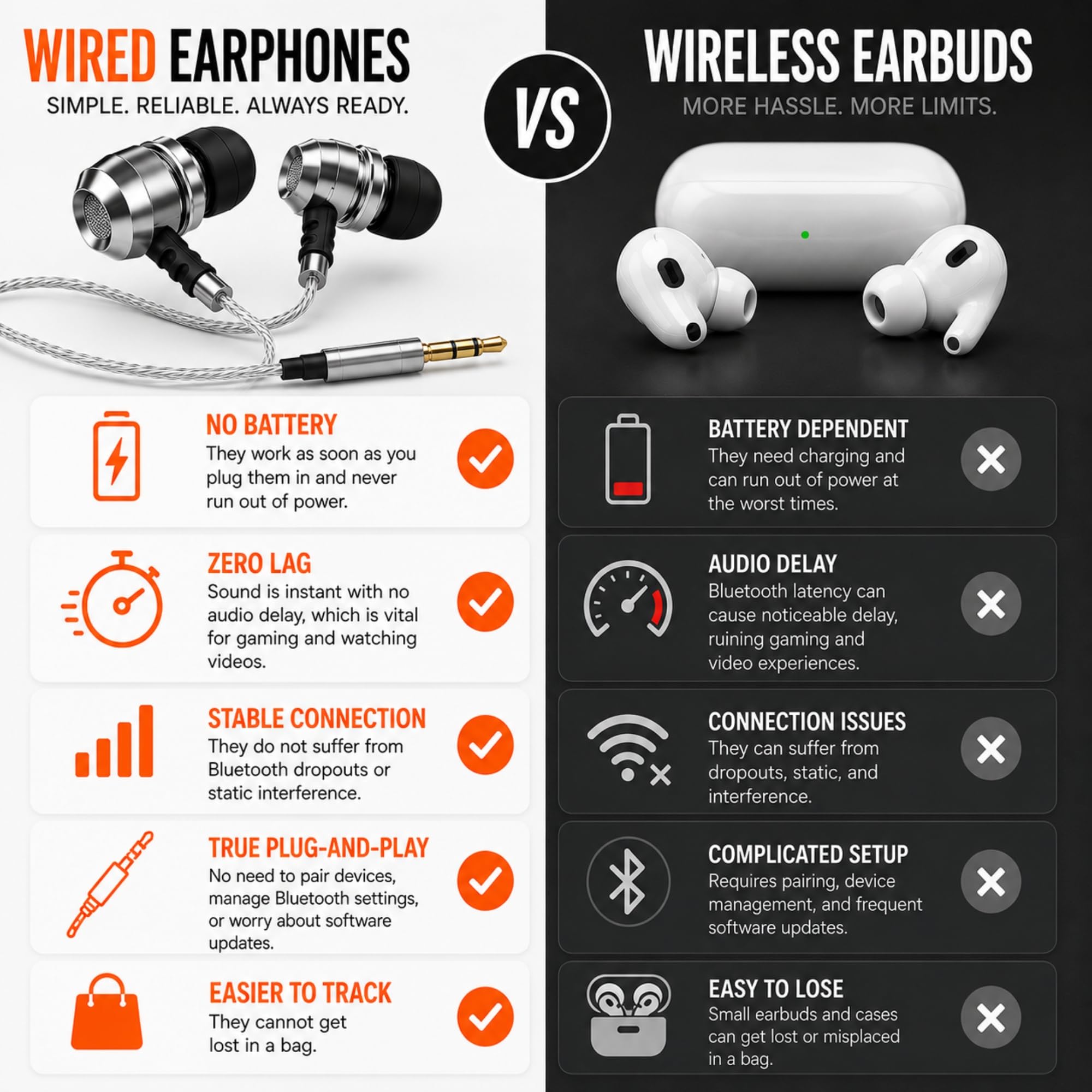 Sephia SP3060 wired in-ear headphones with black earbuds and inline microphone on a white background.