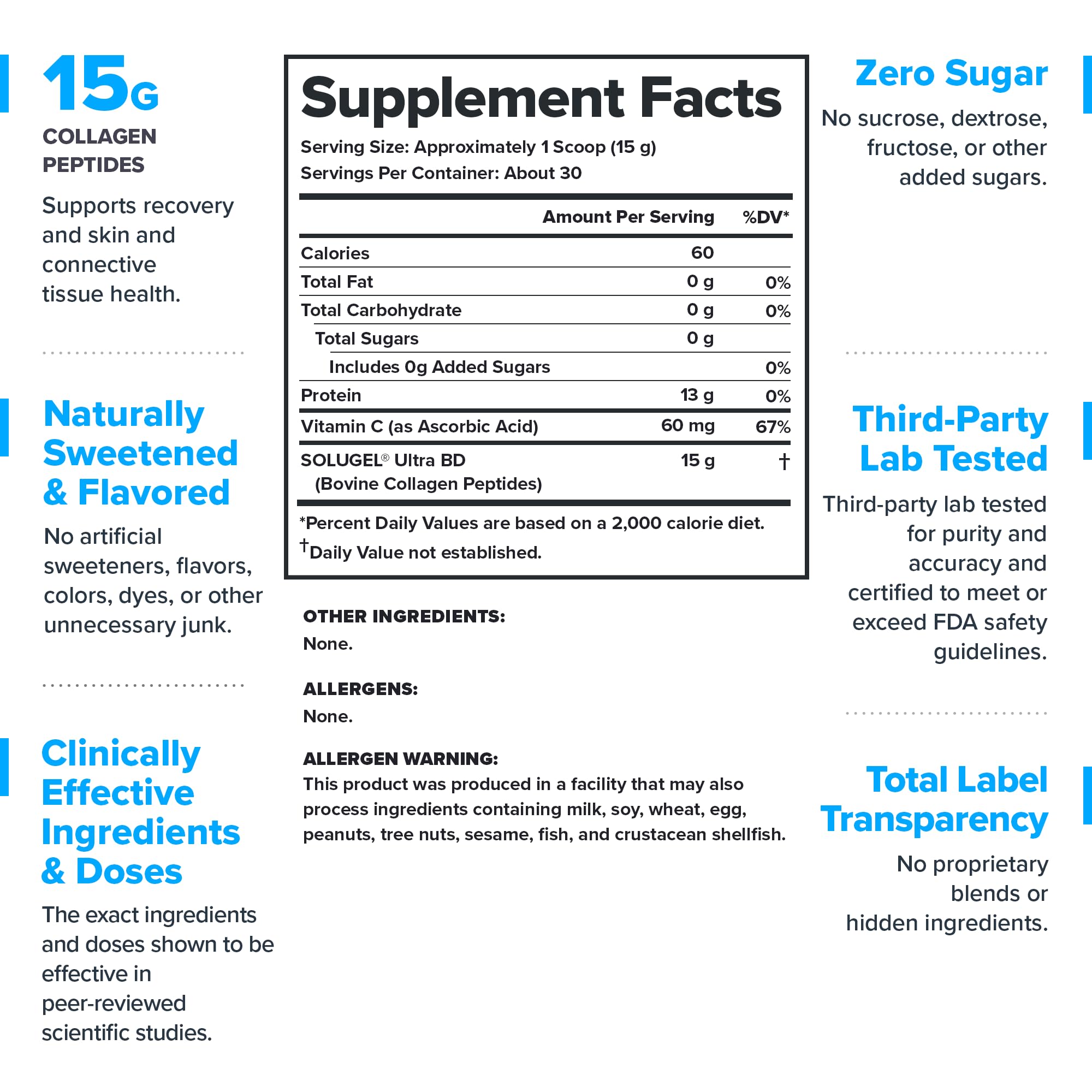 LEGION Athletics Hydrolyzed Collagen Peptides Powder - LEGION Official Imagery - 3