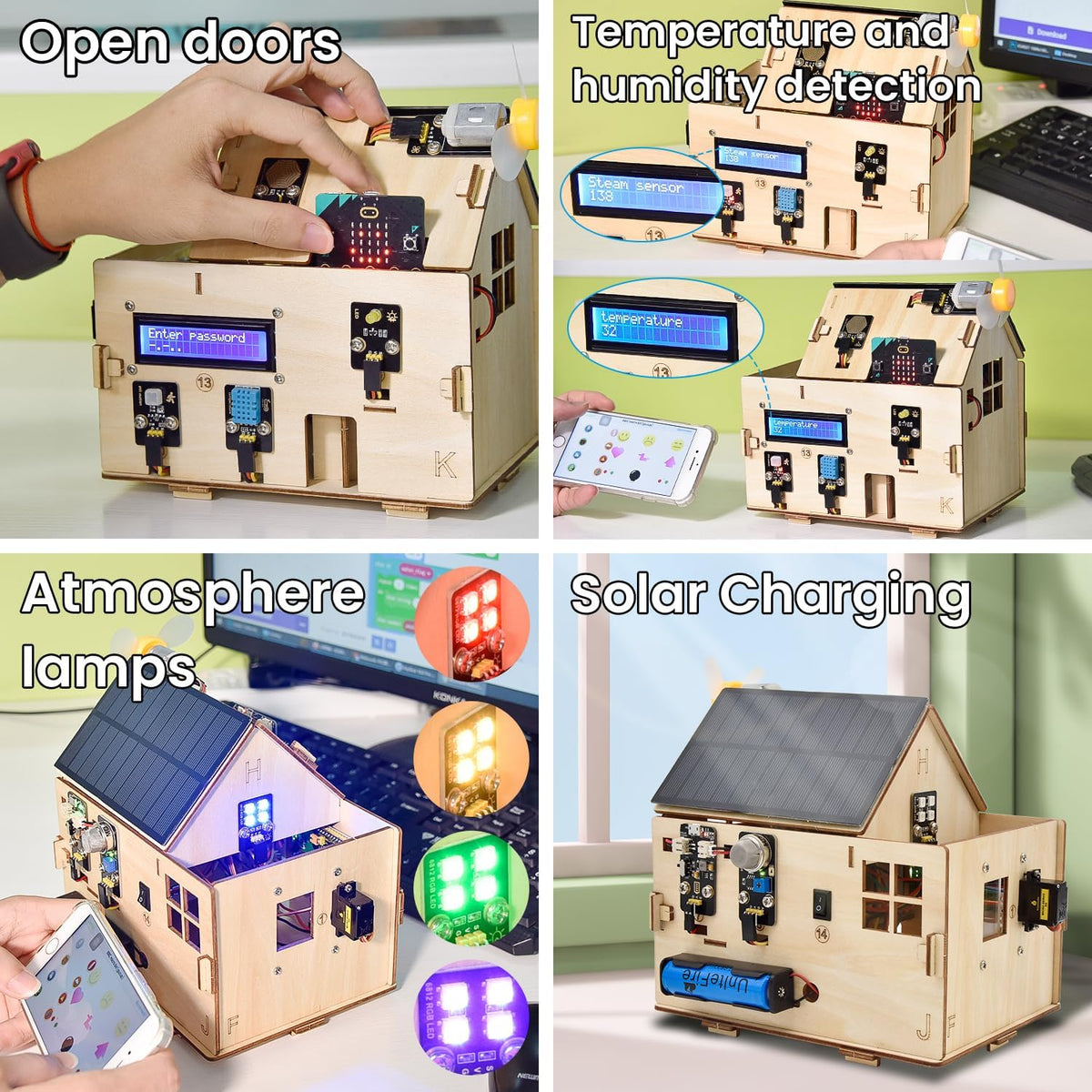 KEYESTUDIO Microbit Smart Home Starter Kit STEM Coding - KEYESTUDIO Official Imagery - 5