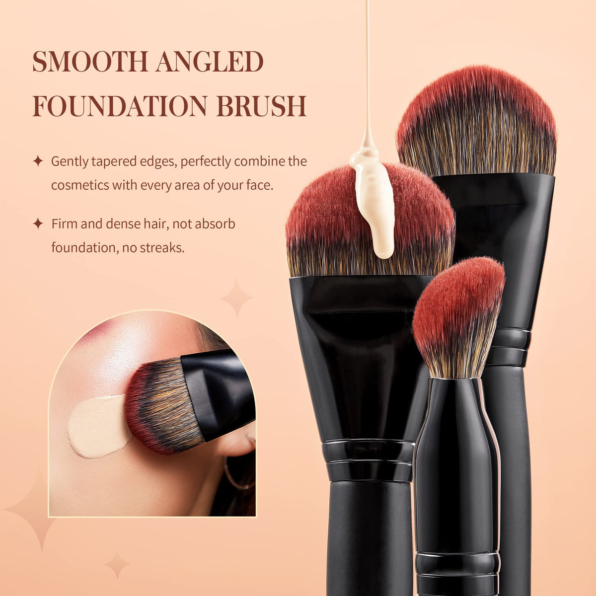 Jessup Full Makeup Brushes Set 13pcs Professional Vegan - Jessup Official Imagery - 5