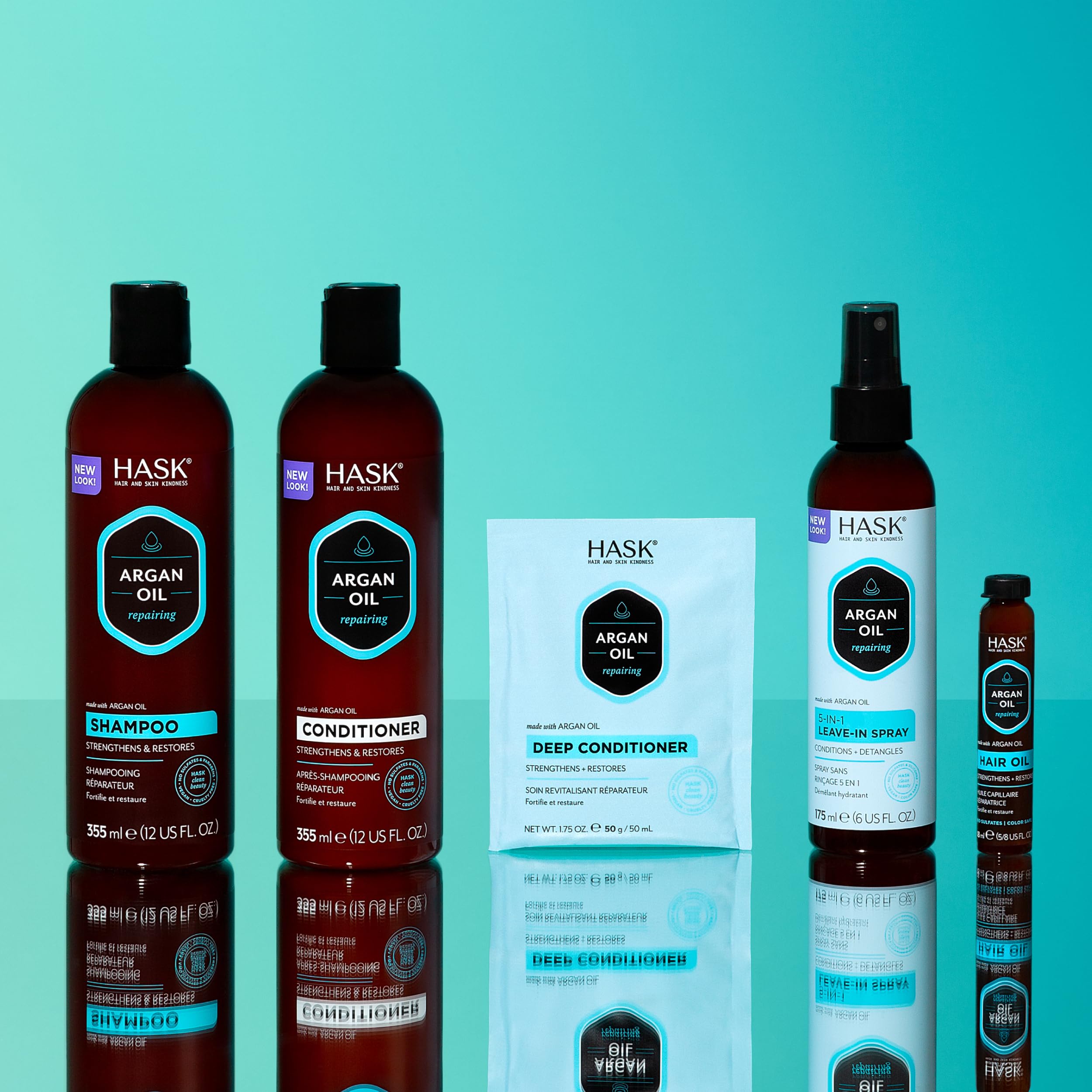 HASK Argan Oil Repairing Shampoo + Conditioner Set - Color Safe & Sulfate Free - HASK Official Product View 10