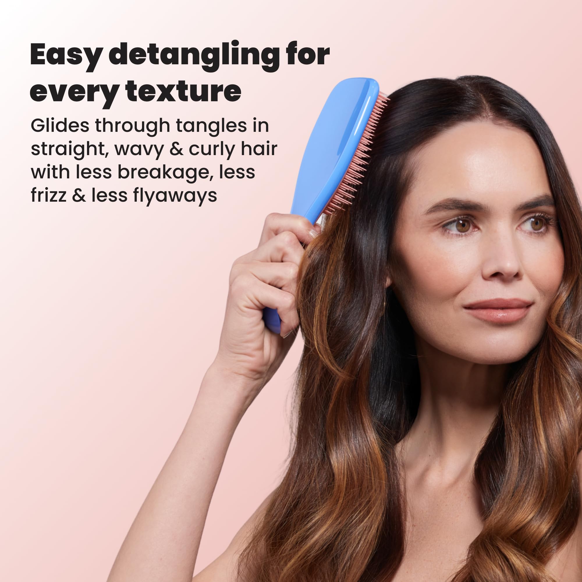 Tangle Teezer Ultimate Detangler Brush, Straight to Wavy, Apricot Blaz - View 8