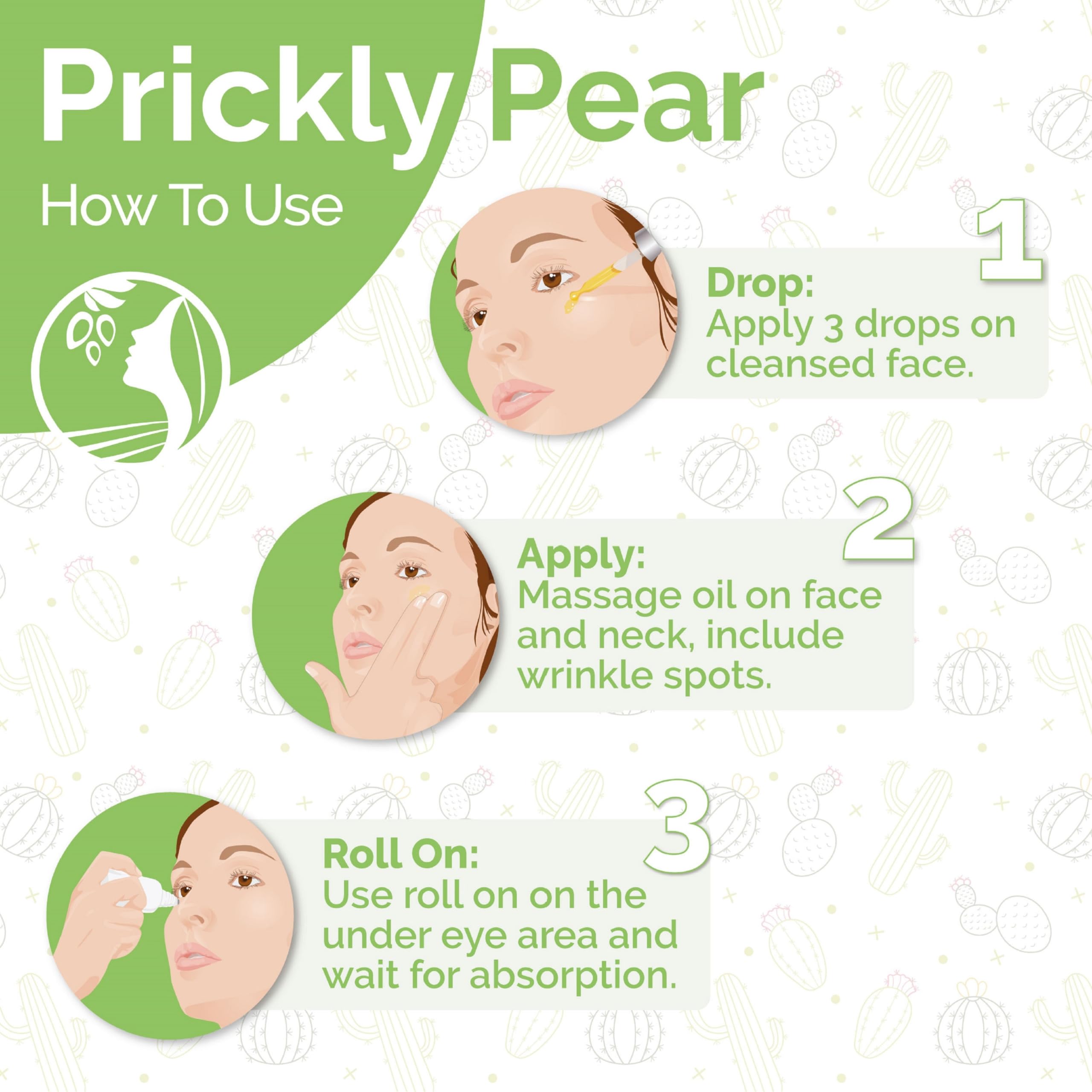 Fatima's Garden Prickly Pear Seed Oil - Organic Anti Aging Serum & - Fatima's Garden Official Product View 6