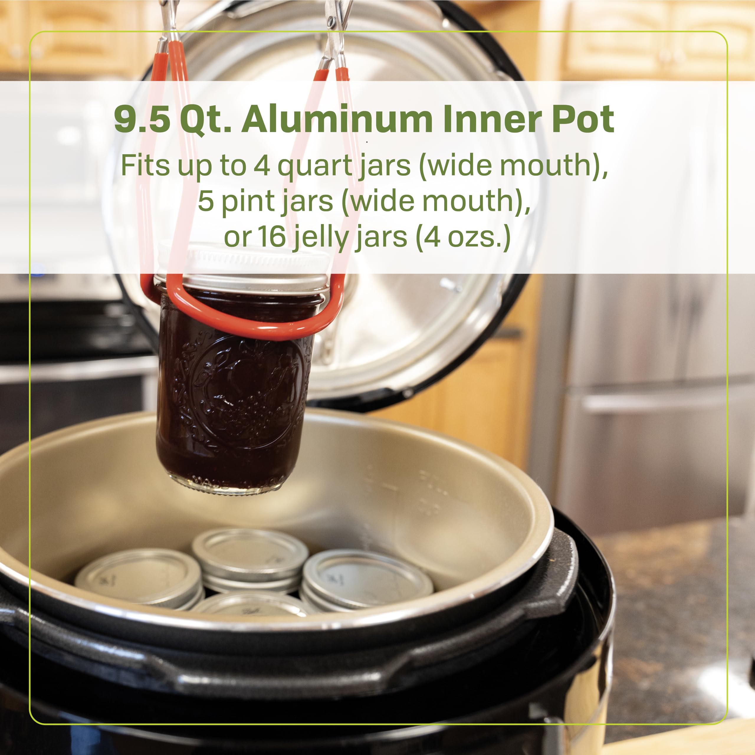 NESCO NPC‑9 Smart Electric Pressure Canner and Cooker for Home Fo - NESCO Official Product View 7
