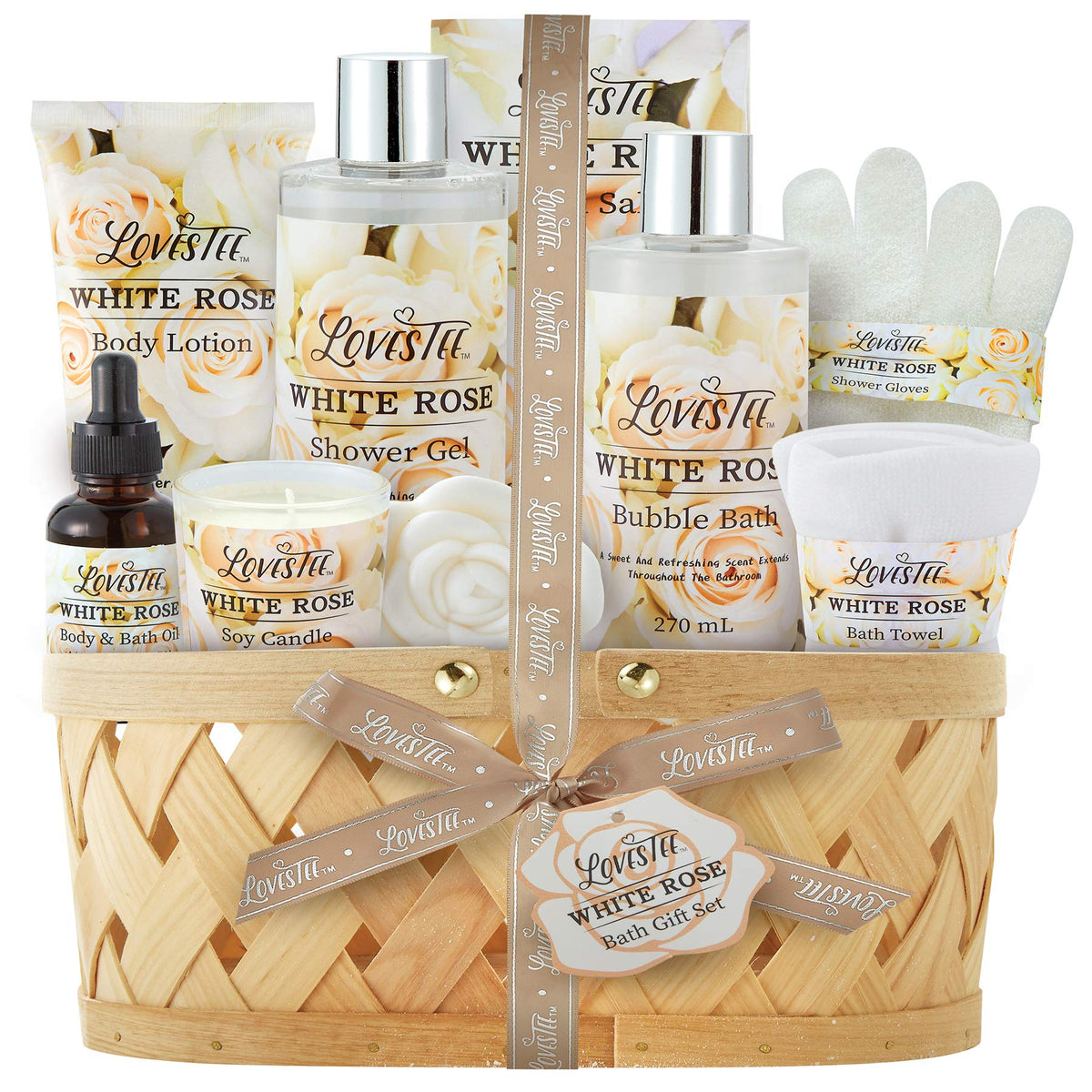 Christmas Gifts Bath Body Spa Gift Basket for Women Best - LOVESTEE Official Imagery - 2