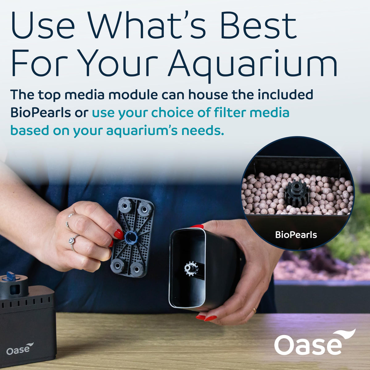 Oase EcoFlow 150 Internal Aquarium Filter Quiet Submersible - OASE Official Imagery - 8